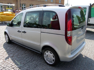 The Mercedes Vaneo. Produced from 2002 - 2005, generally used for Motability and taxi cabs and ugly as sin.