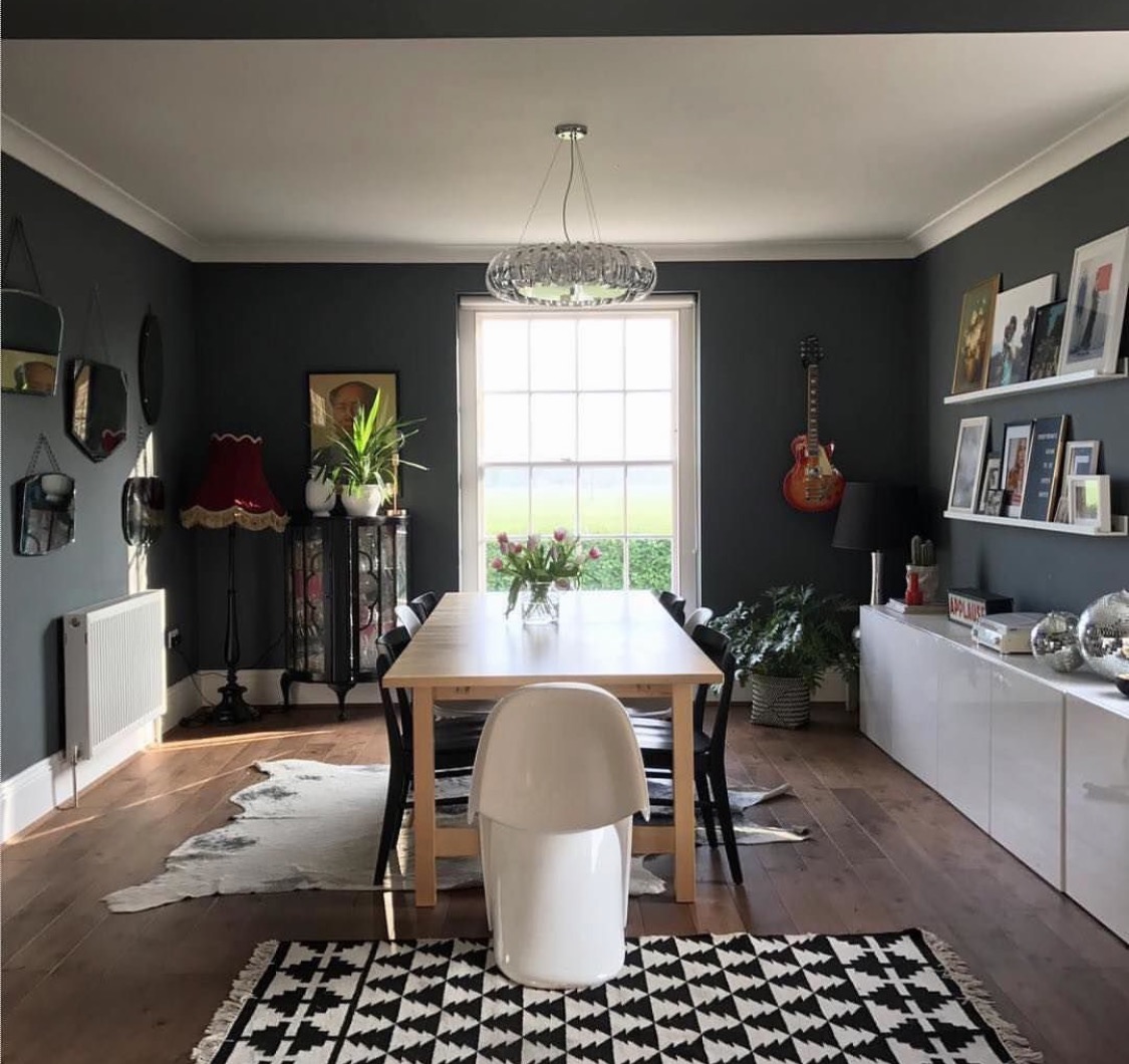 The dark side dining room.
