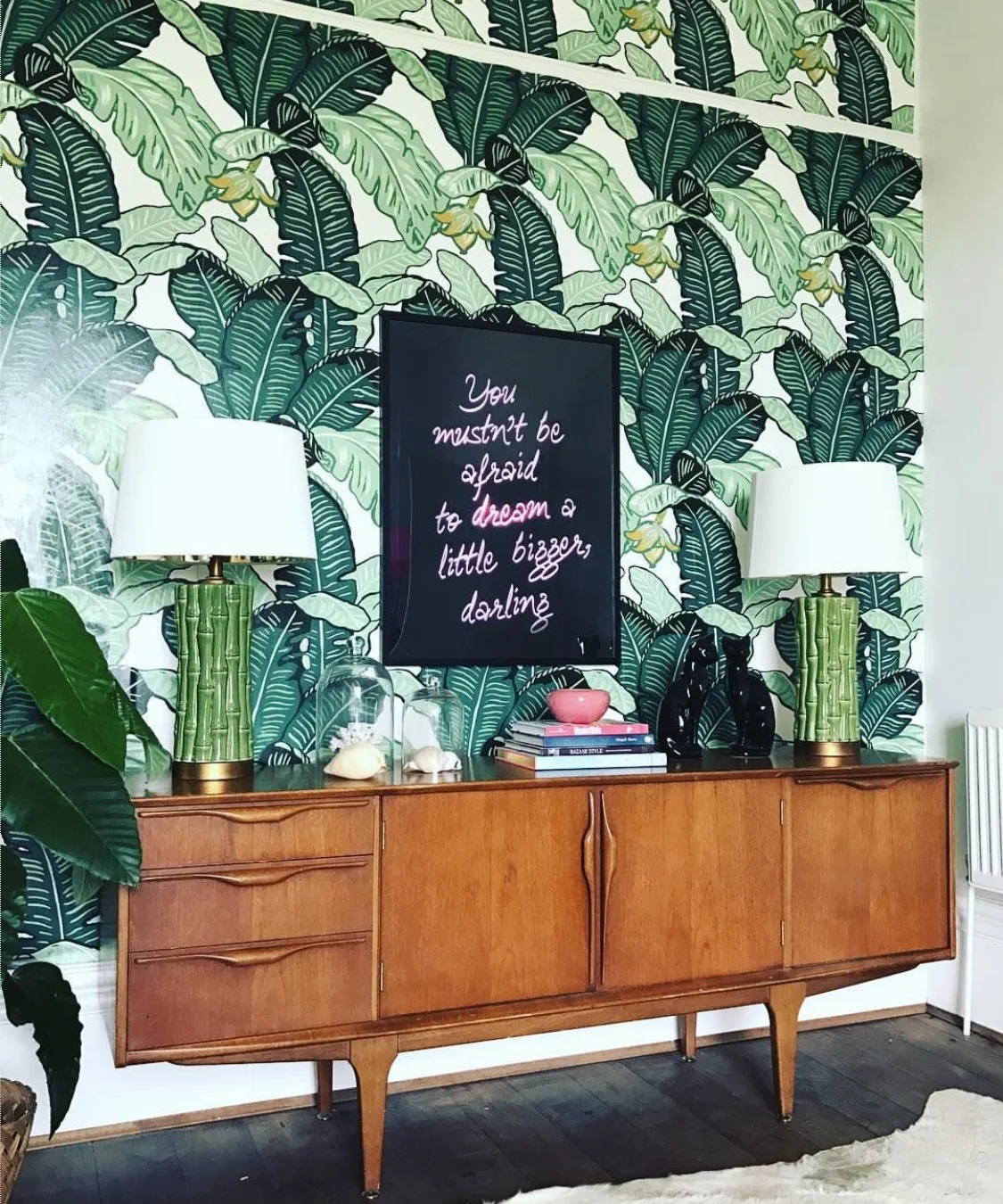 My third attempt. Wallpaper by The Loft & Us.