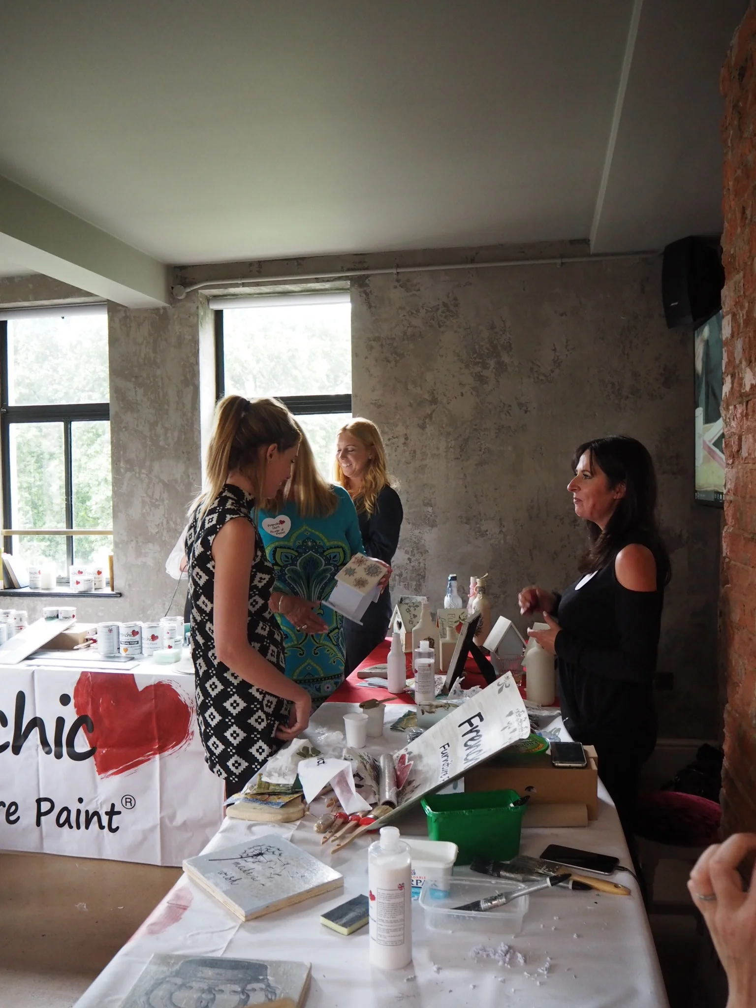 One of the event demo stations.