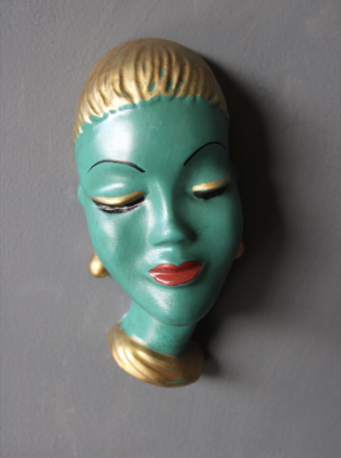 6. Blue Lady Head Wall Hanging £10.95. Tretchikoff inspired, I love this quirky piece.