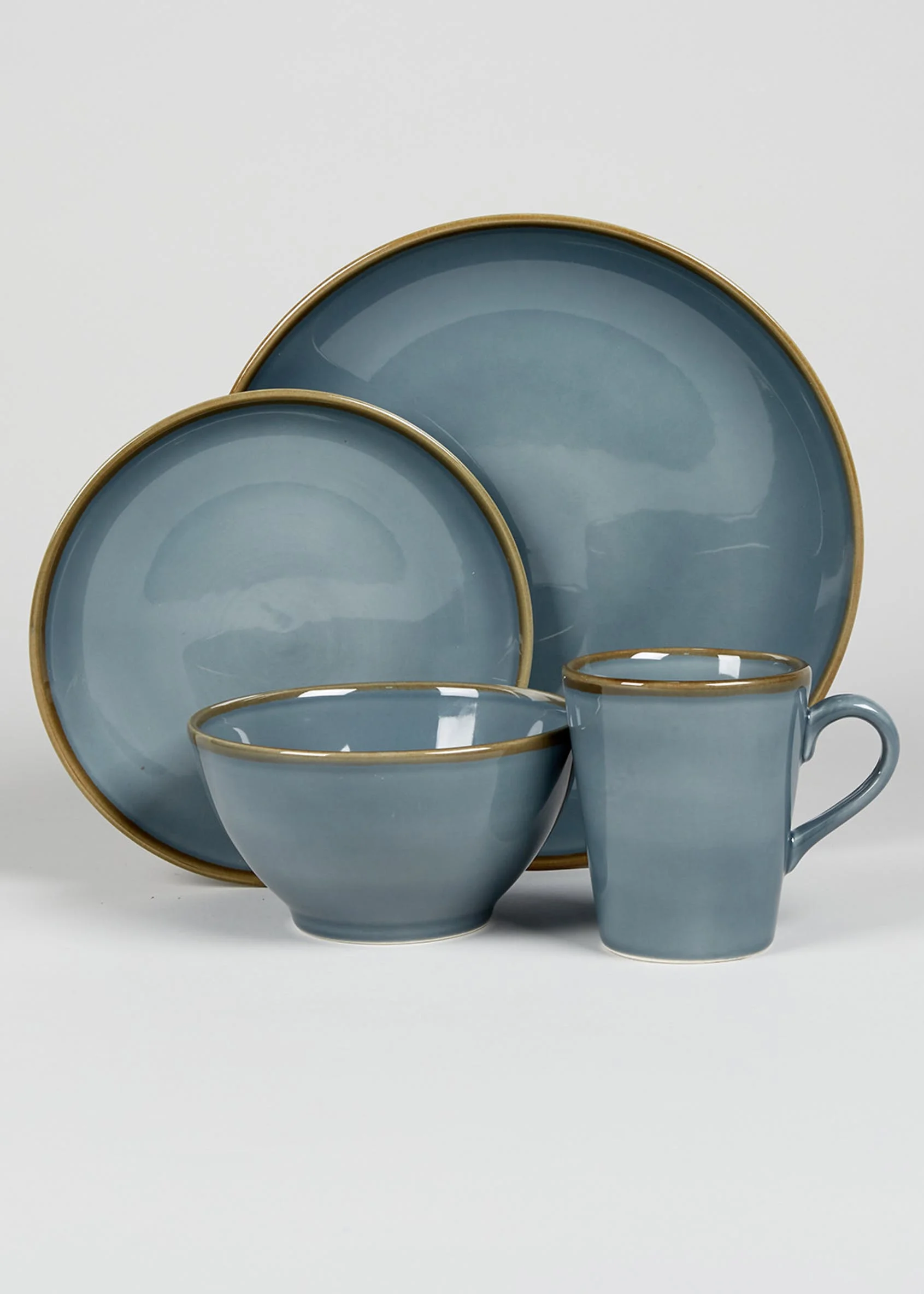Reactive Glaze Dining Set , Matalan £3 per item