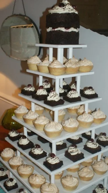 The ultimate 70's sweet canapé as made by my sister Annabel for my 40th birthday party. She doesn't do things by halves either.
