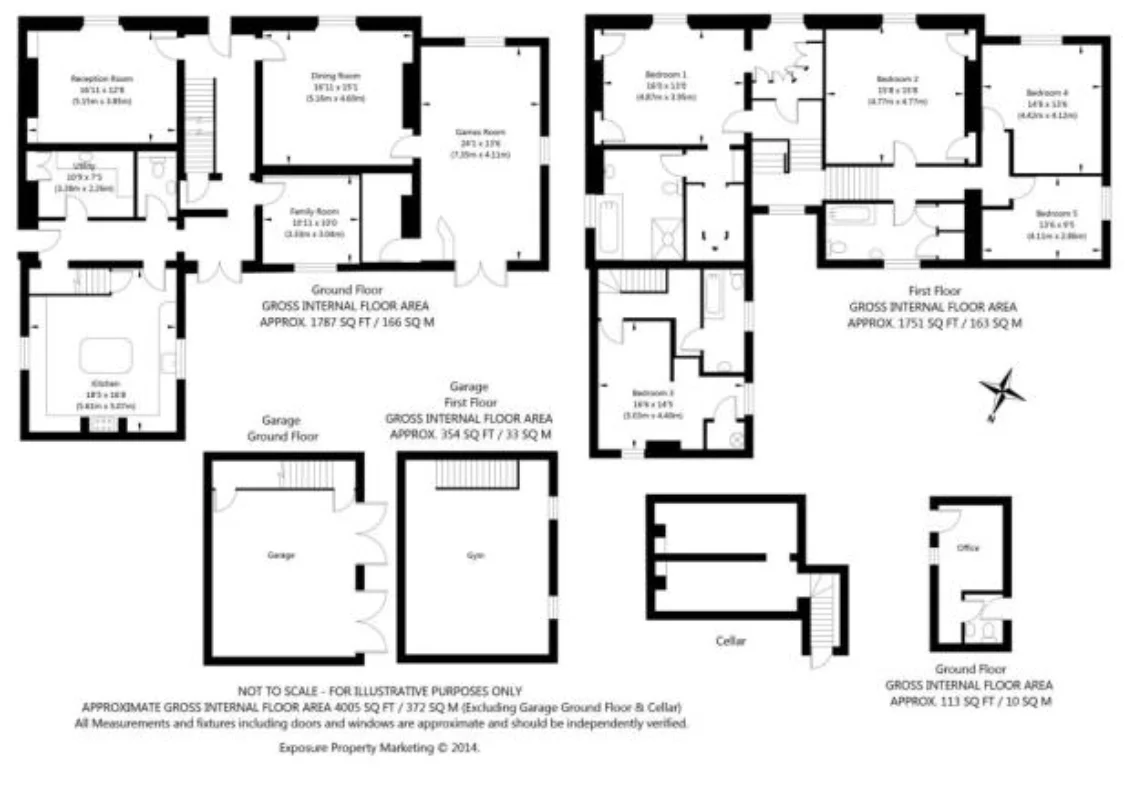 The hallway runs around the ground floor so it's in two parts with a vestibule in the middle that leads into the courtyard.