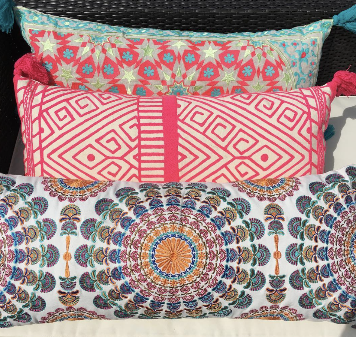 Jaipur Neon Cushion , The Effortless Trading Company £42