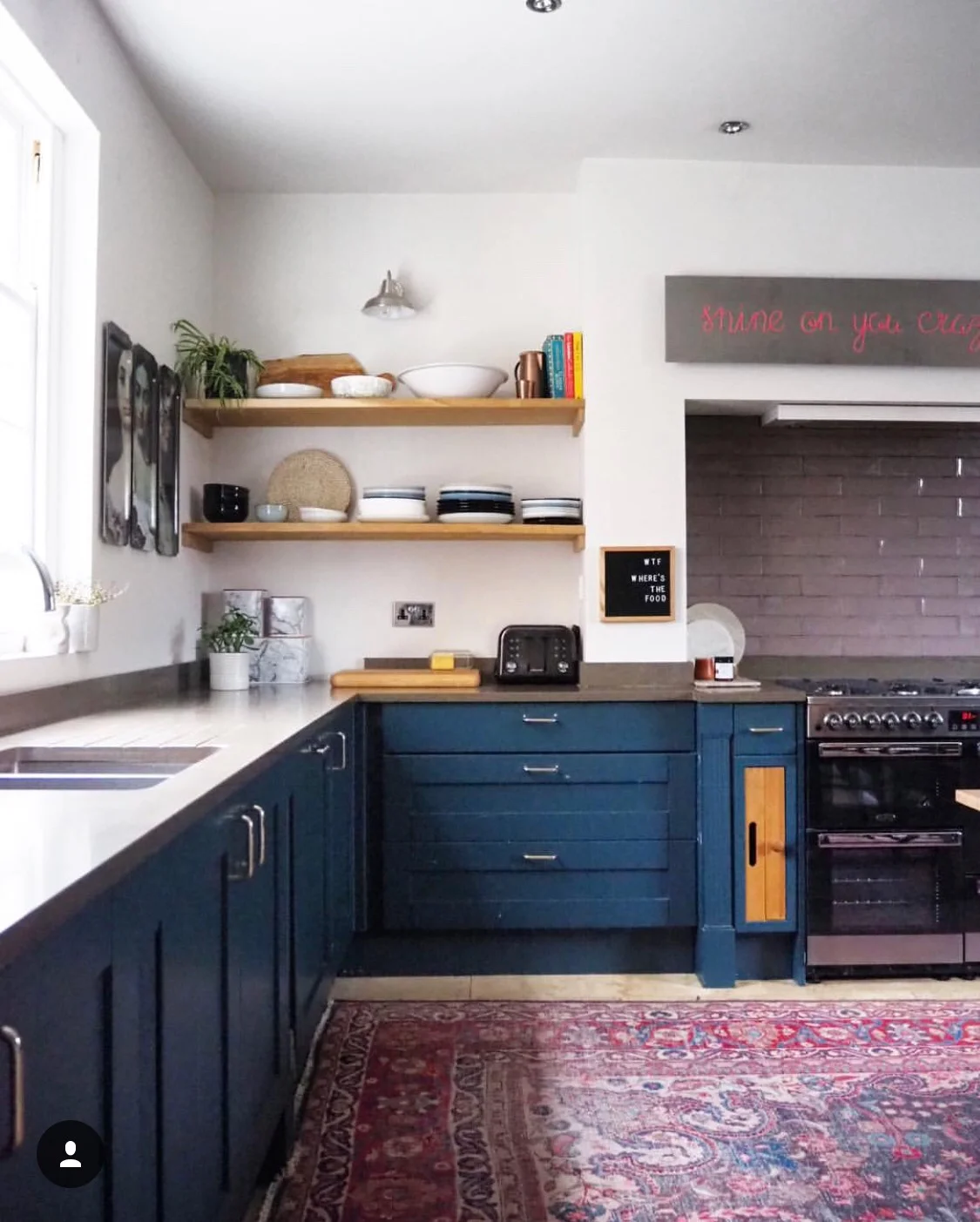 The kitchen rug that led people to believe I was a shocking cook.