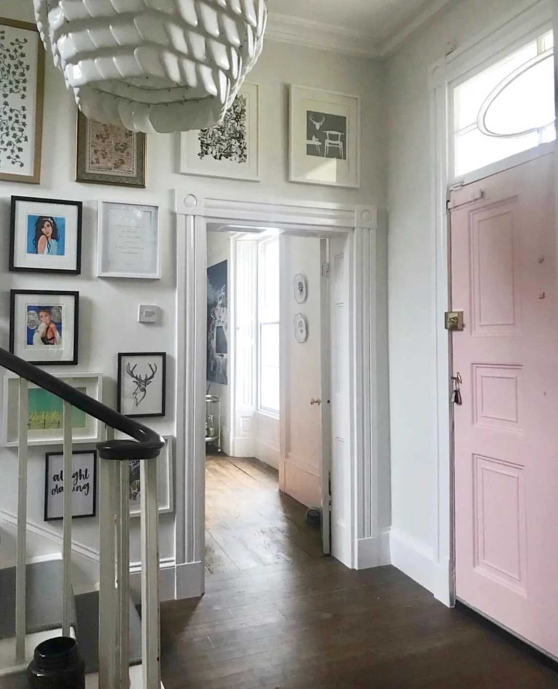 The pale pink door - never fails to make me happy.