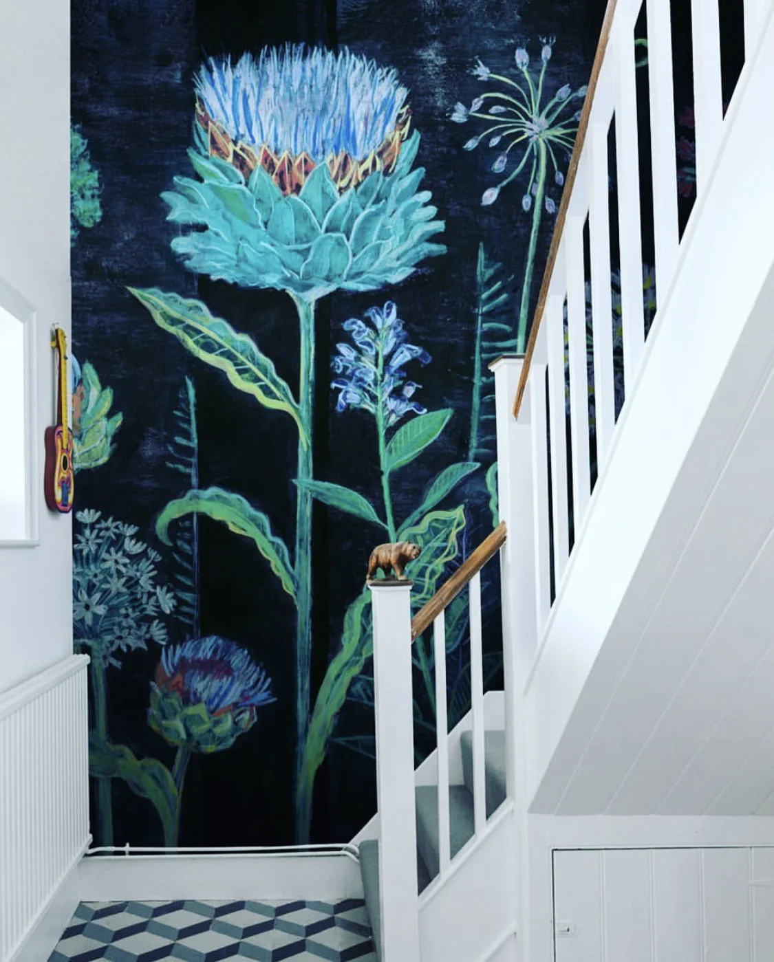 Lucy Tiffney mural. The woman is a genius.
