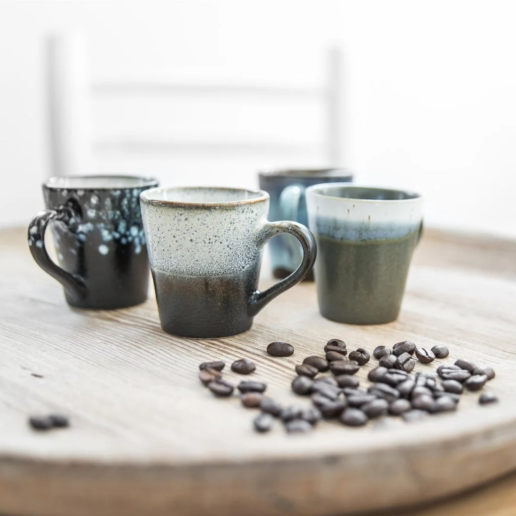 Four 70’s Cappucino Cups - £32 (10% off newsletter sign up) The Little House Shop