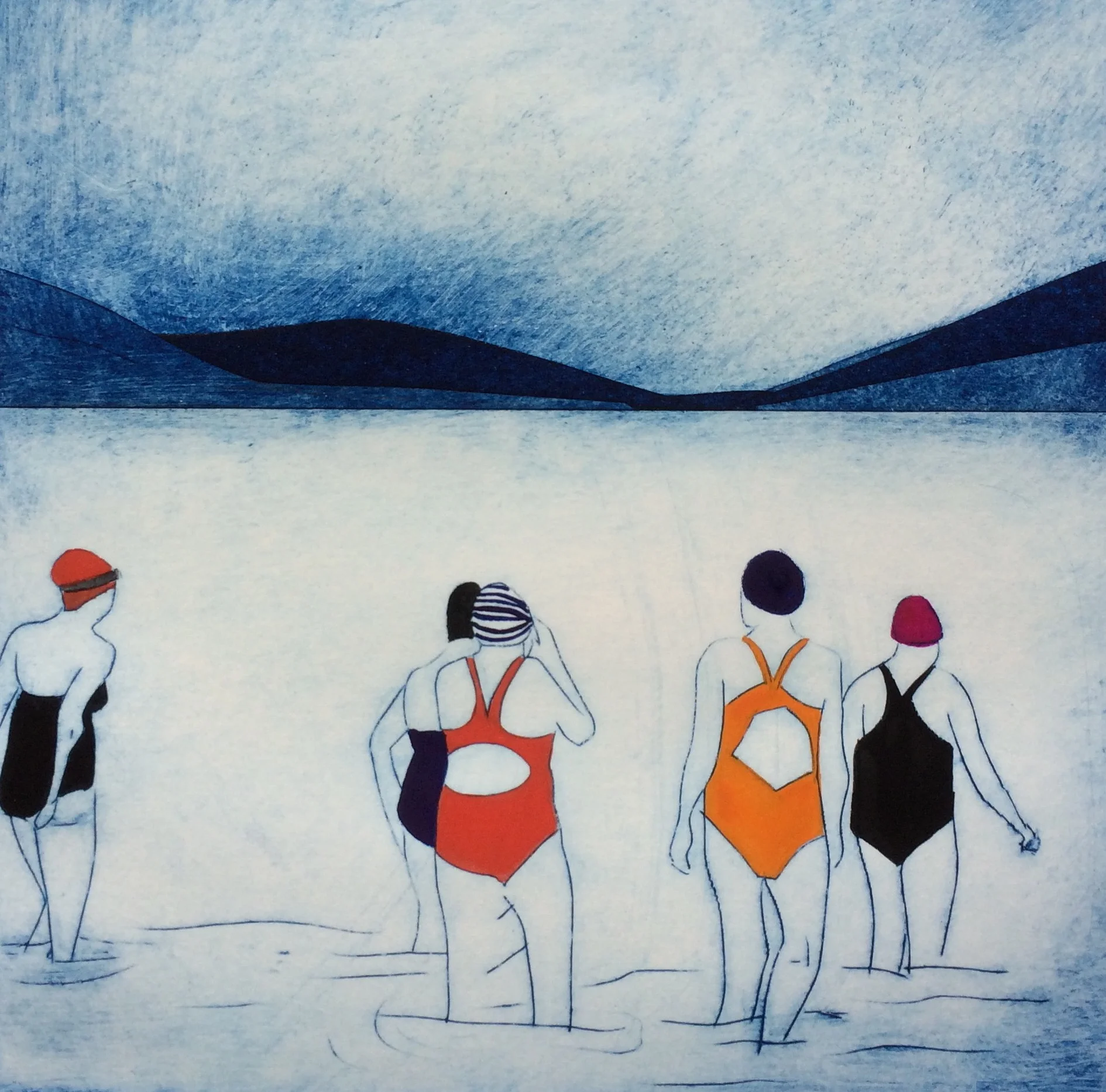 Swim Club - Sarah Morgan, Rostra Gallery £80 - Edition of 25