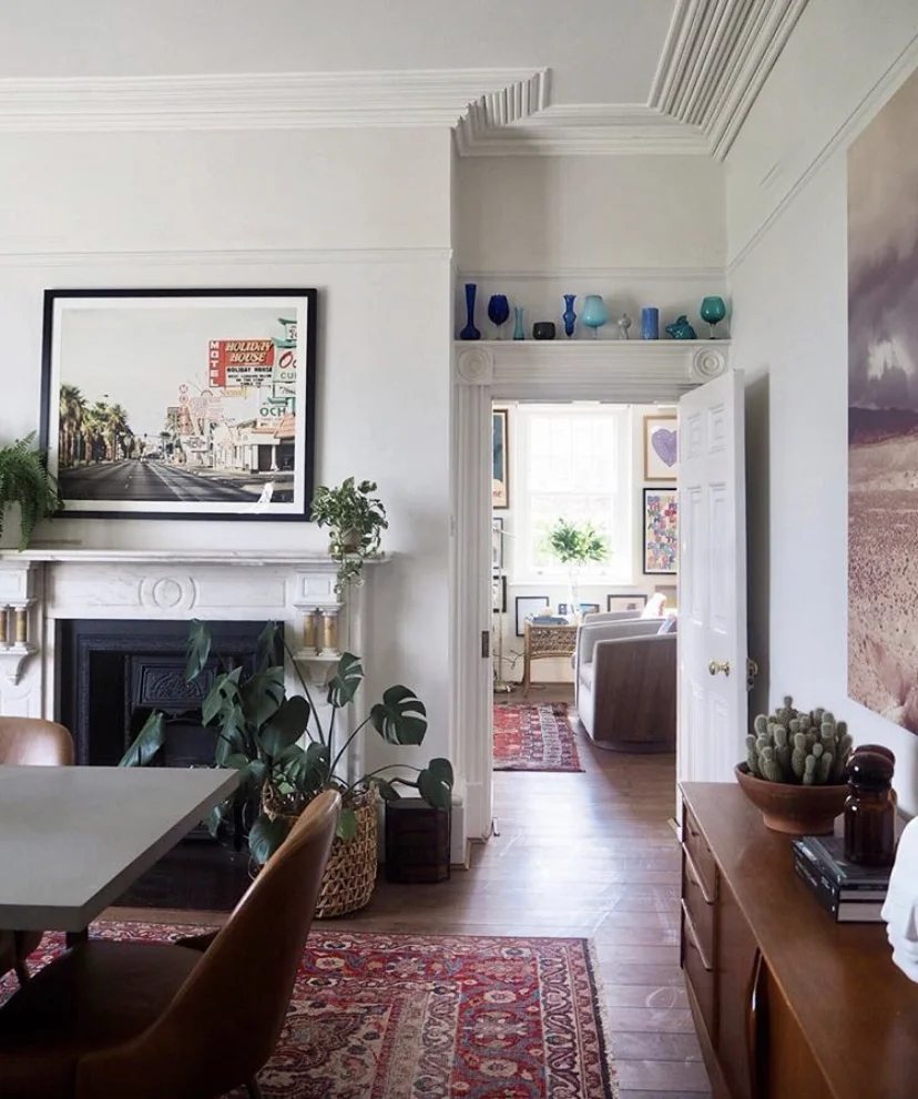 If you’ve got a fireplace, make the most of it as a focal point.