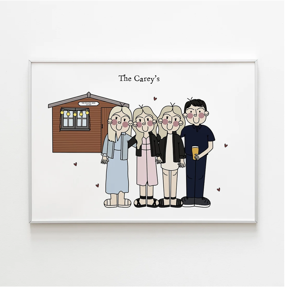 Family Portrait - Meg Potter Illustration, £30