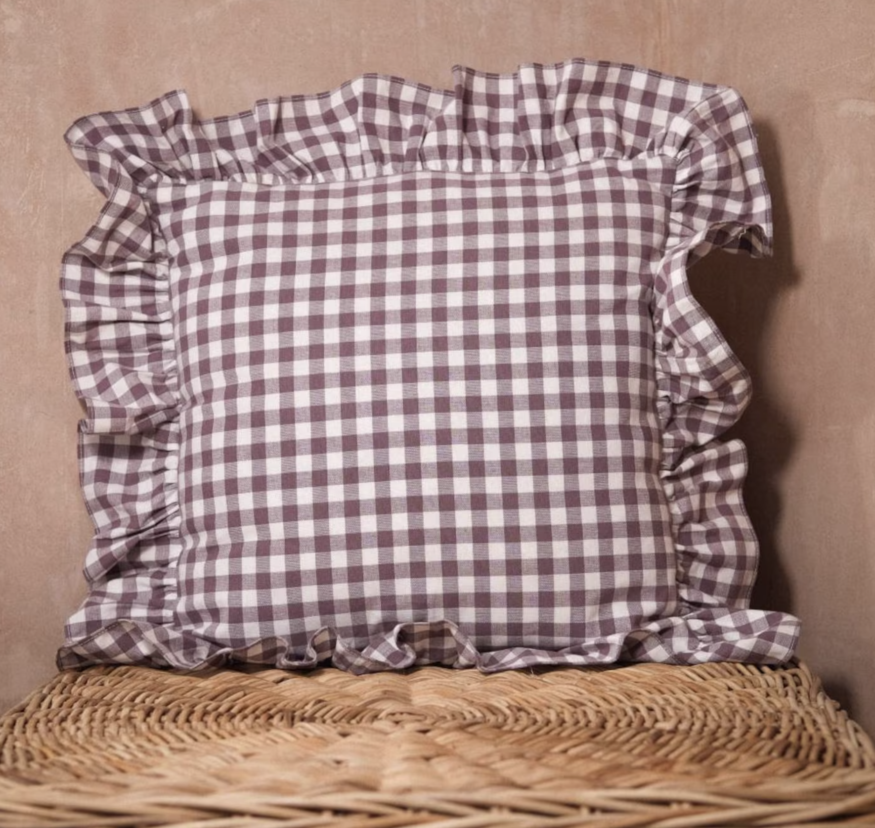 Plum Cushion - Fabric Snug, £32.99