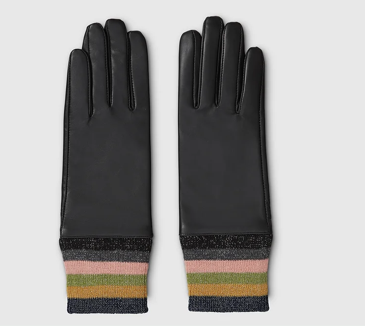 Lurex Stripe Gloves - Mabel Sheppard, £49 