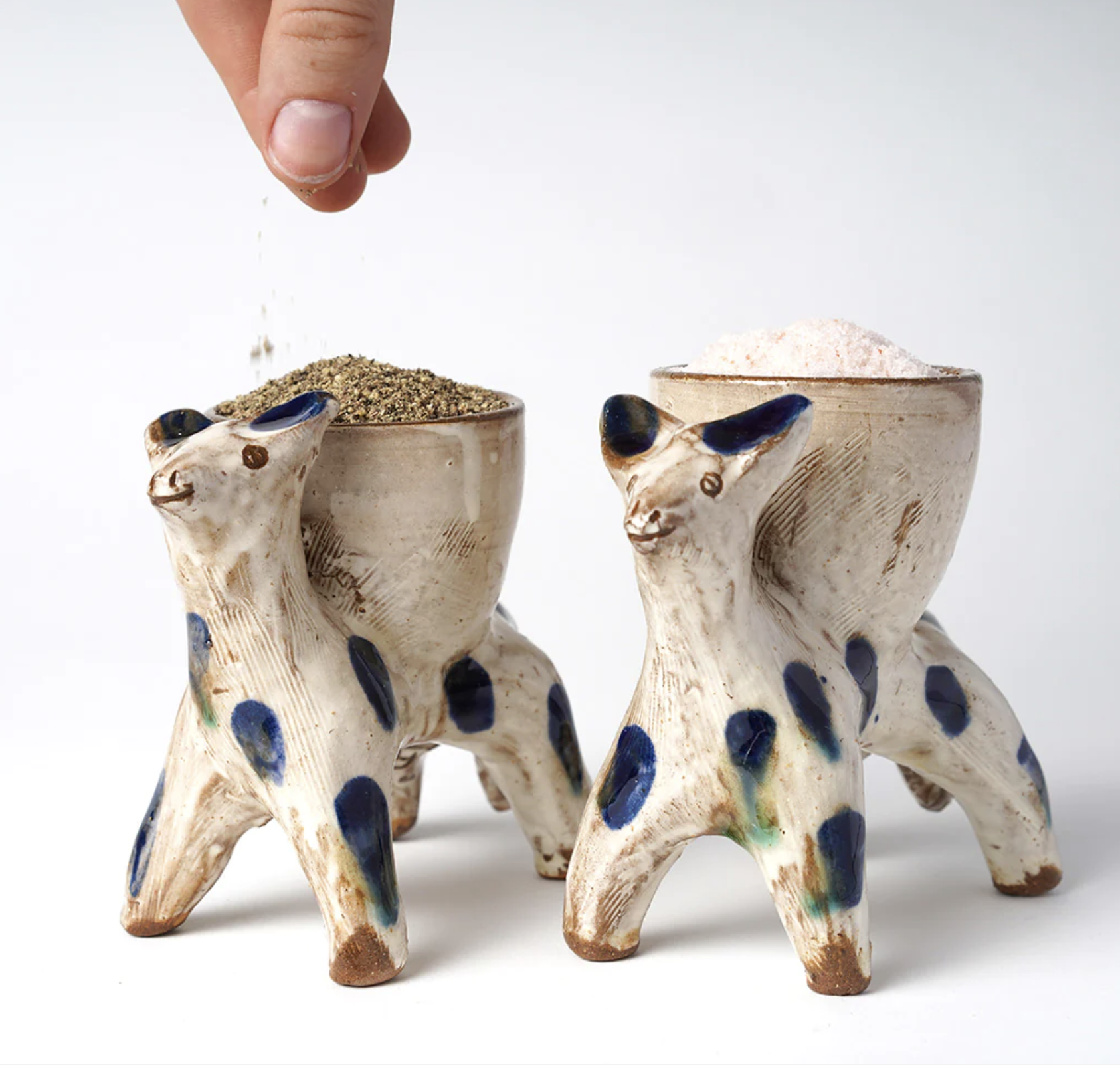 Baby Goat Salt &amp; Pepper Pots - Montes &amp; Clarke, £44