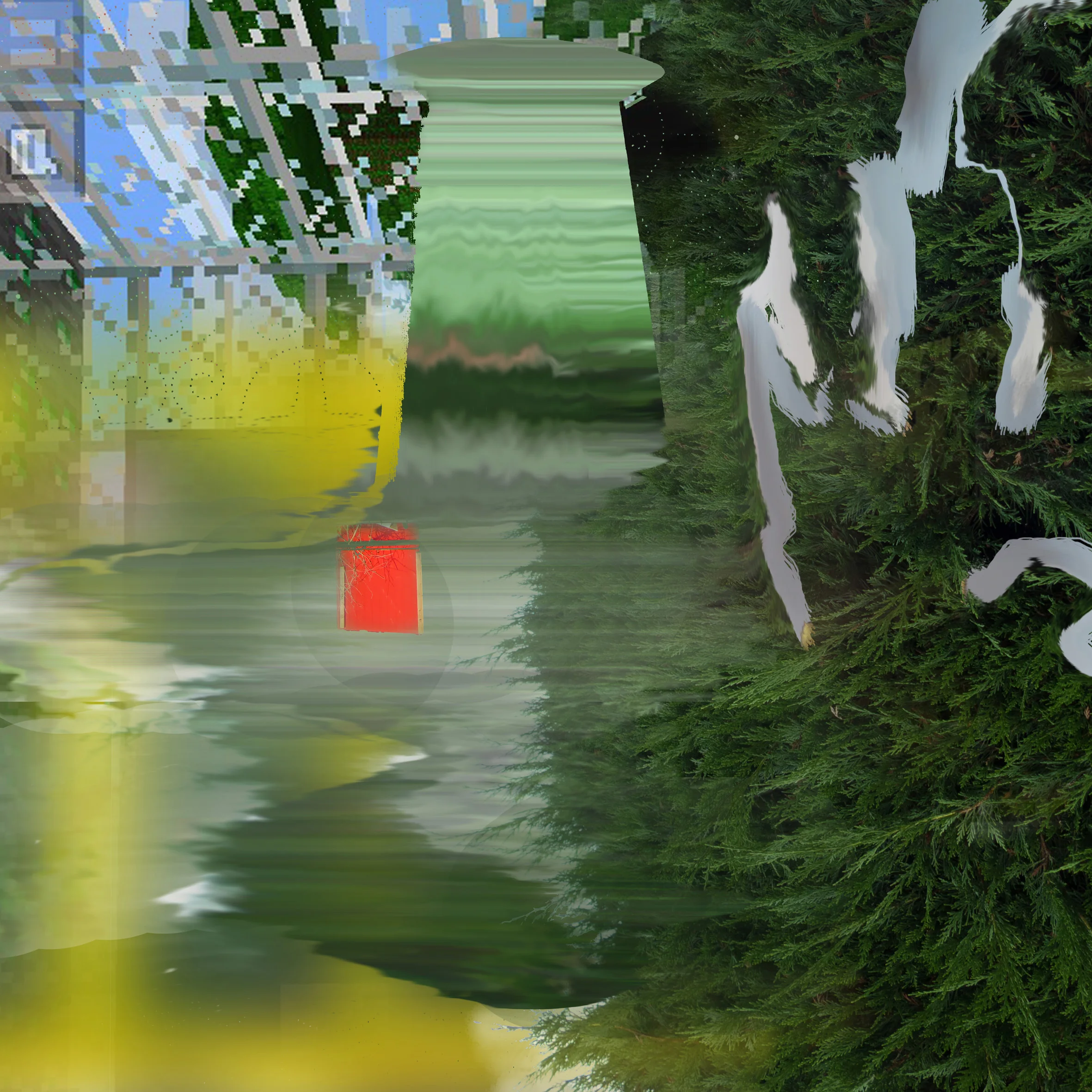   Amplemann : digital painting 60cm x 60cm , glicée print on archival paper. 