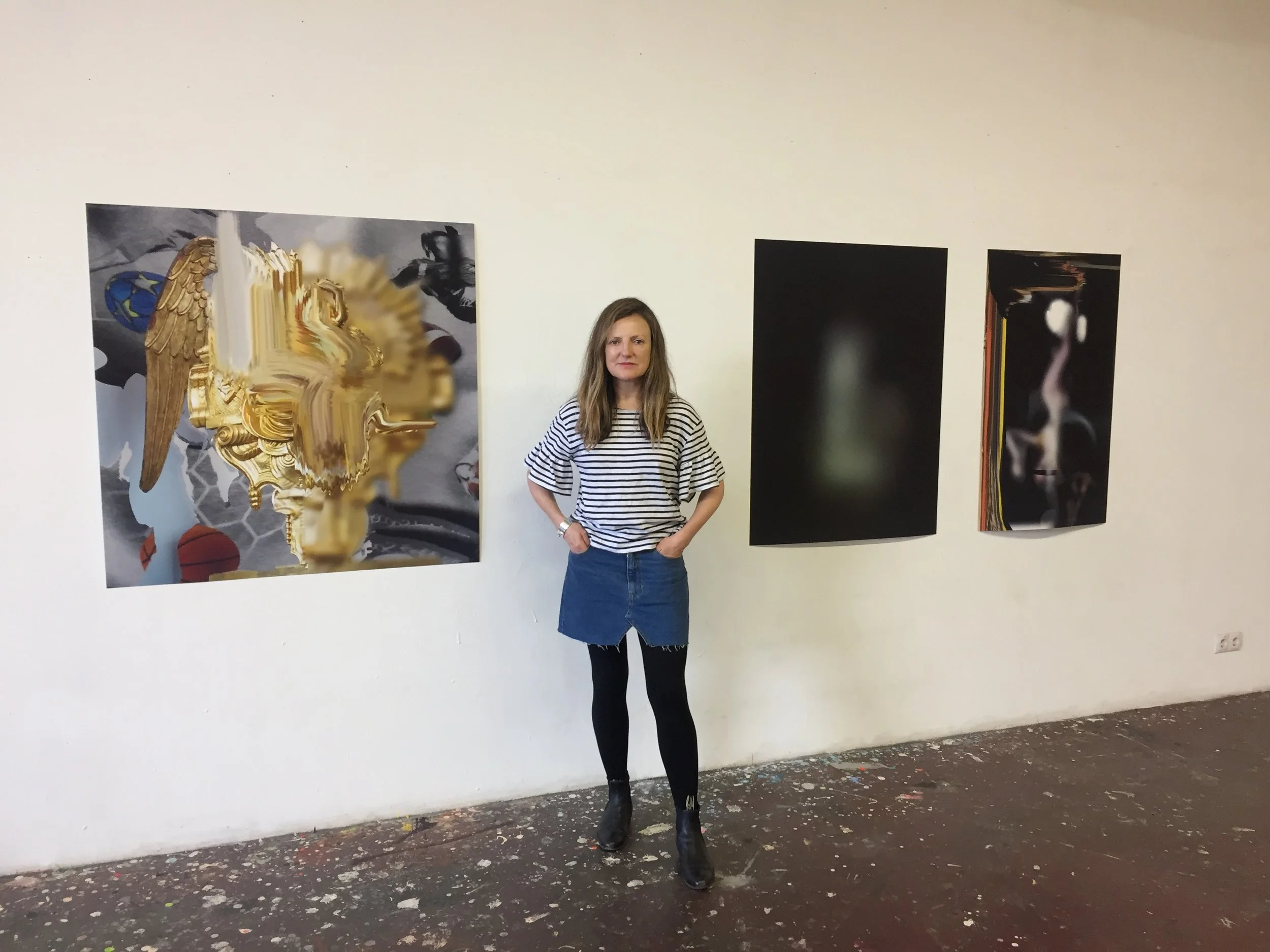   Meinst du das oder sagst du das nur so  installation shot.  