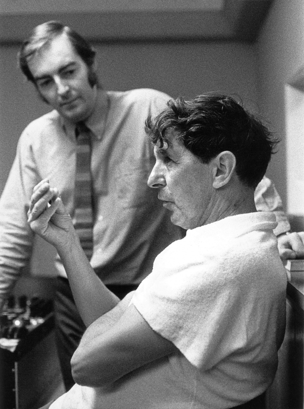 Kevin with composer Sir Michael Tippett