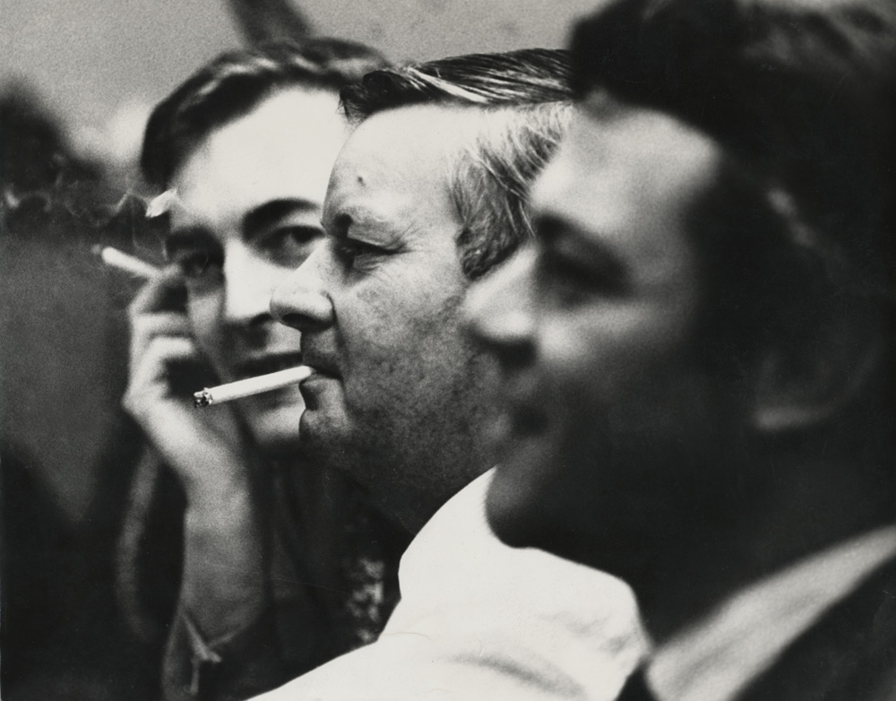 KEVIN WITH ENGINEER ARTHUR LILLEY AND PRODUCER TONY D'AMATO IN DECCA'S STUDIO 3