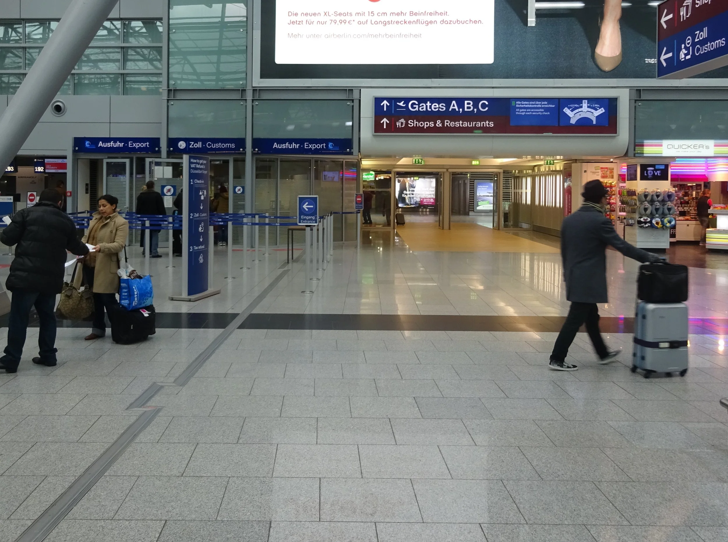 Аэропорт Дюссельдорфа, Tax Free