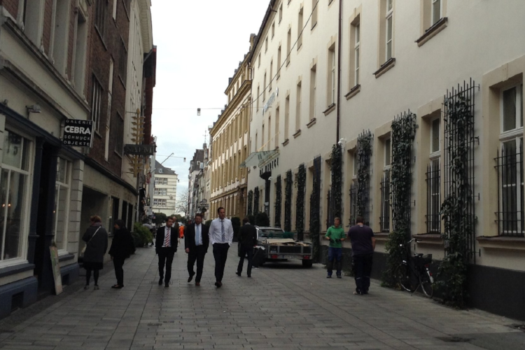 Дюссельдорф, улицы Старого города - Андреас-штрассе