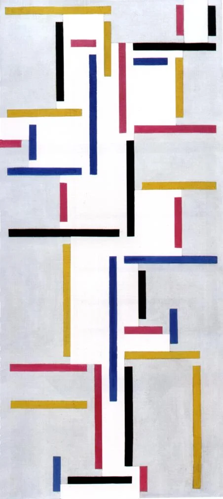 Ритм русского танца, 1918, Нью-Йорк, Музей современного искусства - таким прямоугольным видит танец авангардист-архитектор Тео ван Дусбург.