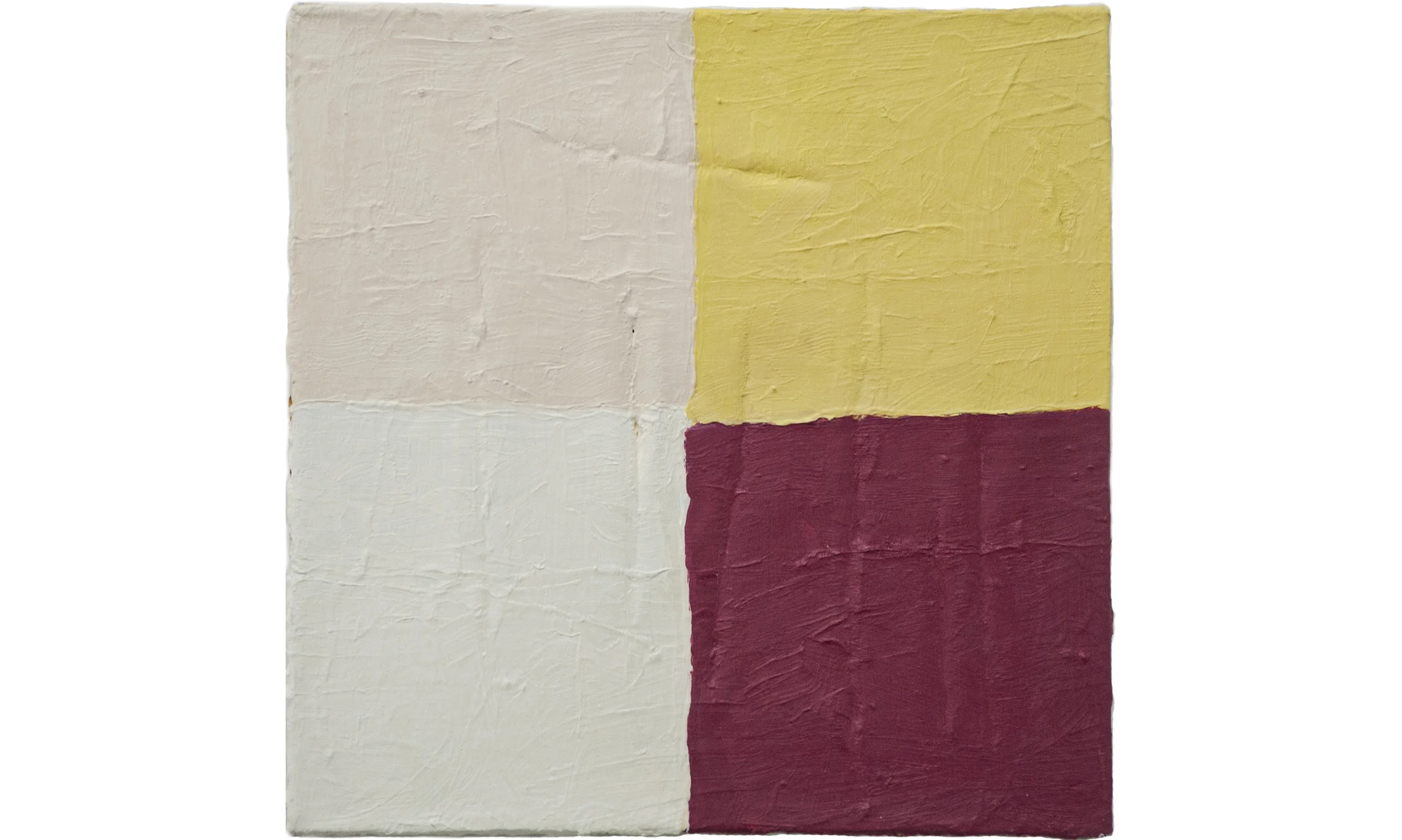 End Point, acrylic and oil on canvas, 12 x 12 inches
