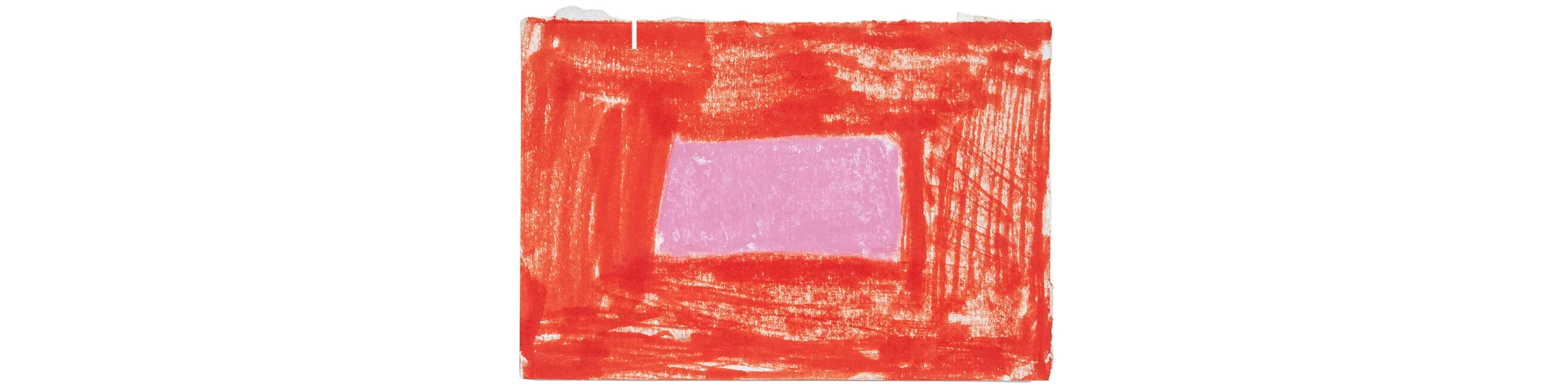 Pink Box, 2016, marker and oil pastel on paper, 3 x 4.5 inches