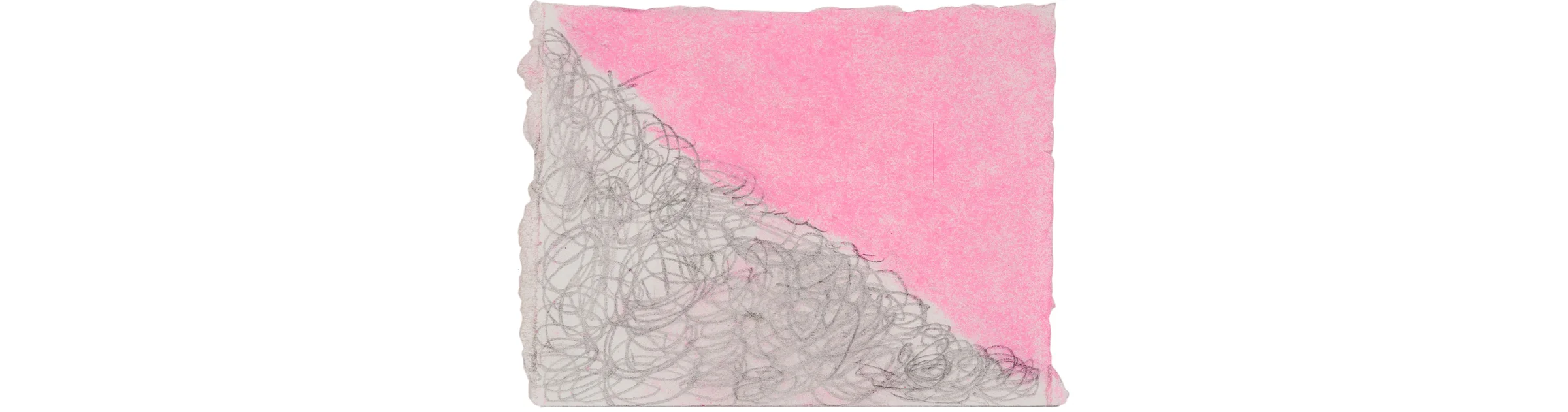 Curliflat, 2016, oil pastel and graphite on paper, 2.5 x 3 inches