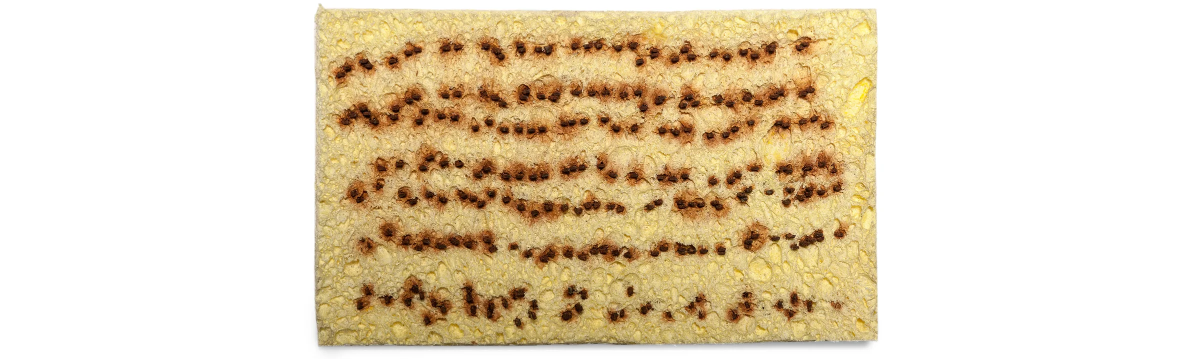 Pierce, staples and sponge, 3 x 4.5 inches