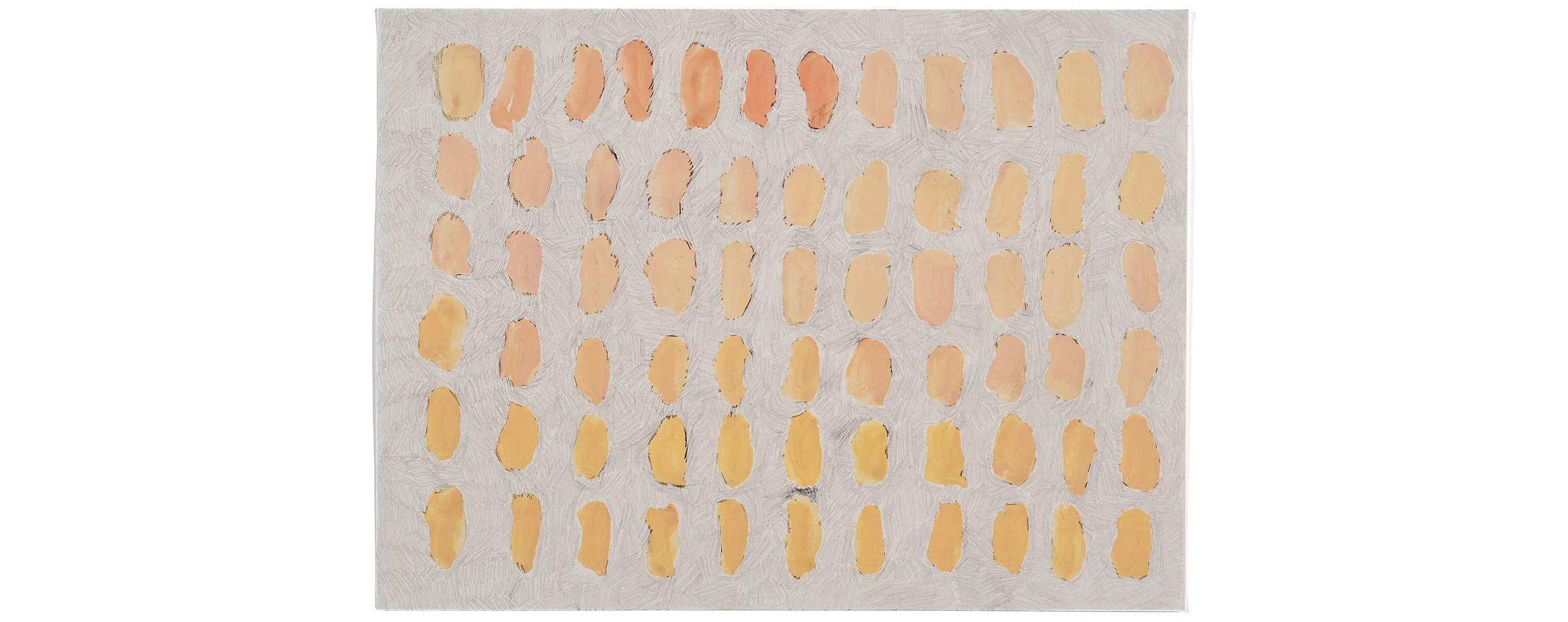 Dab, 2009, gouache and graphite on paper, 9 x 12 inches