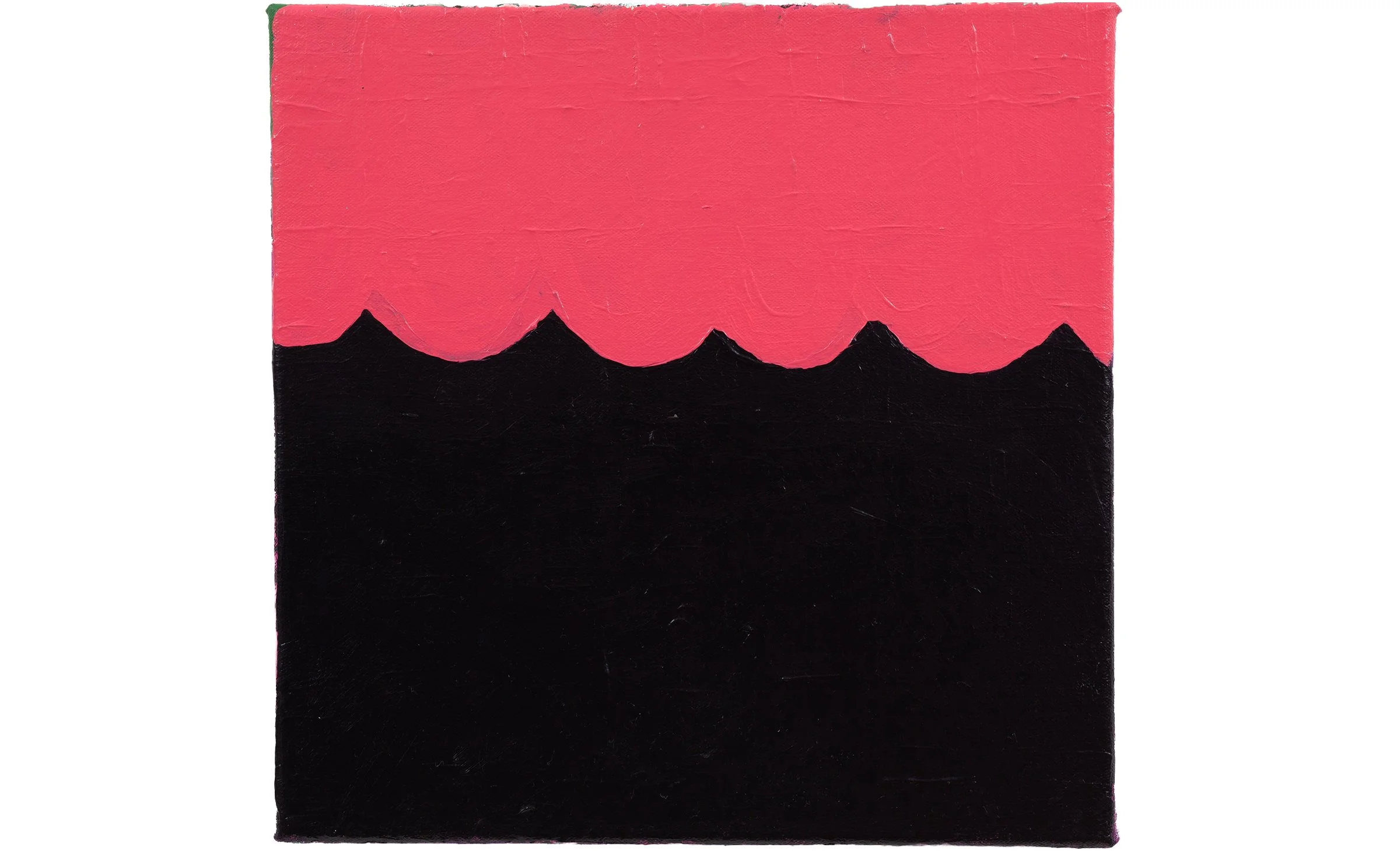 curtain call, acrylic on canvas, 12 x 12 inches