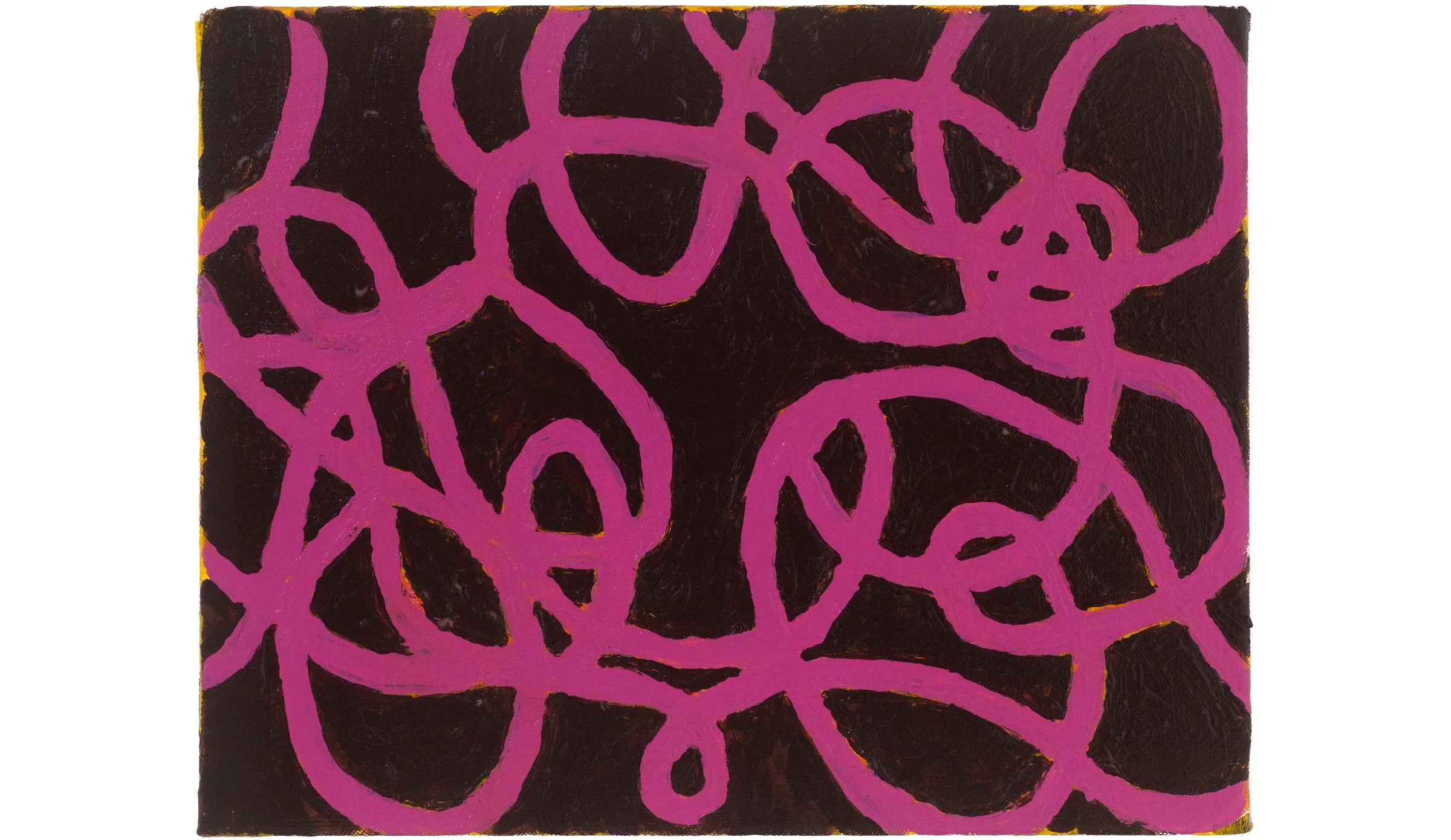 loop, acrylic on canvas, 11 x 14 inches