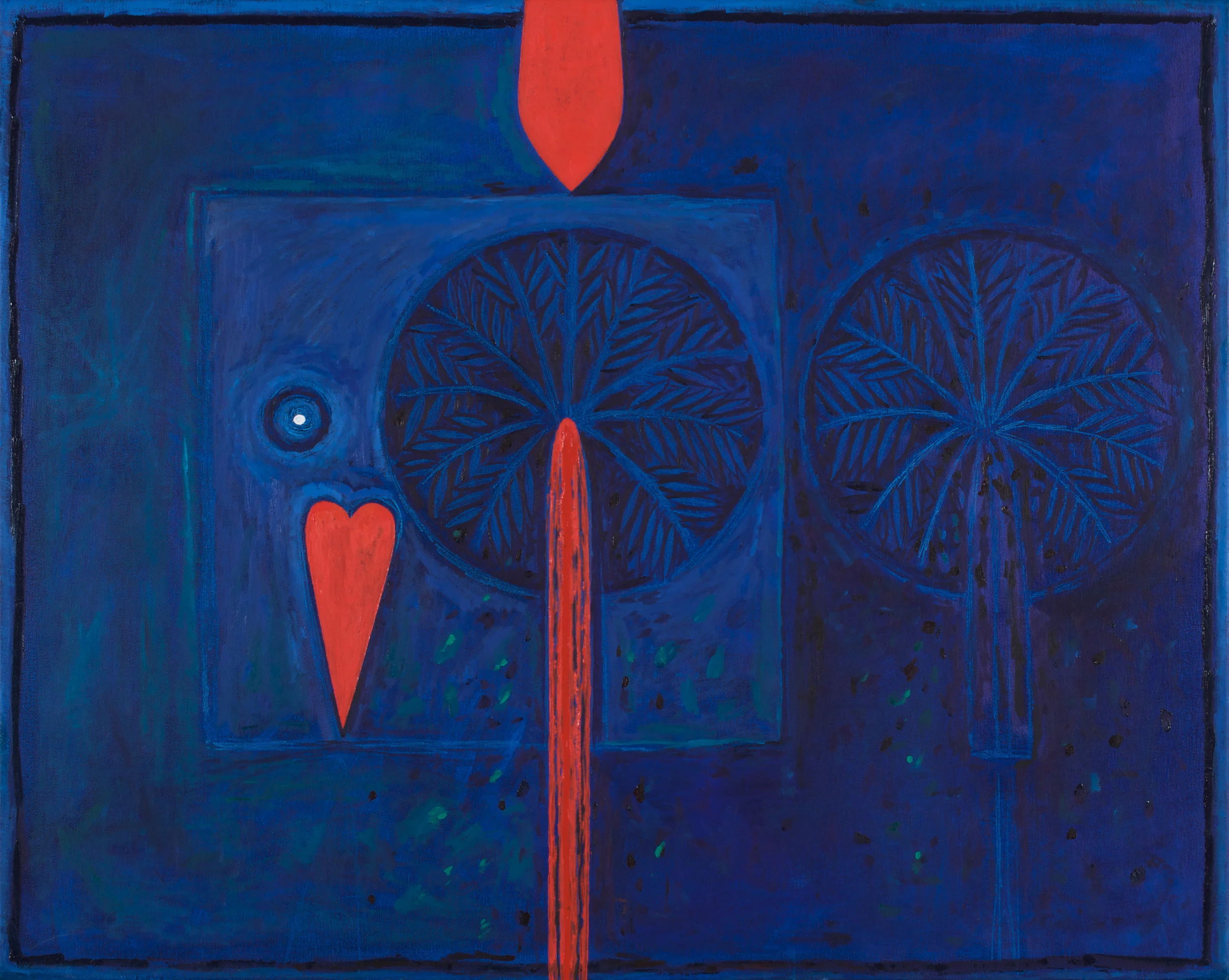 Hala Kites and Shattered Dreams Oil on canvas 80x100cm 2008 Husri Collection Jordan