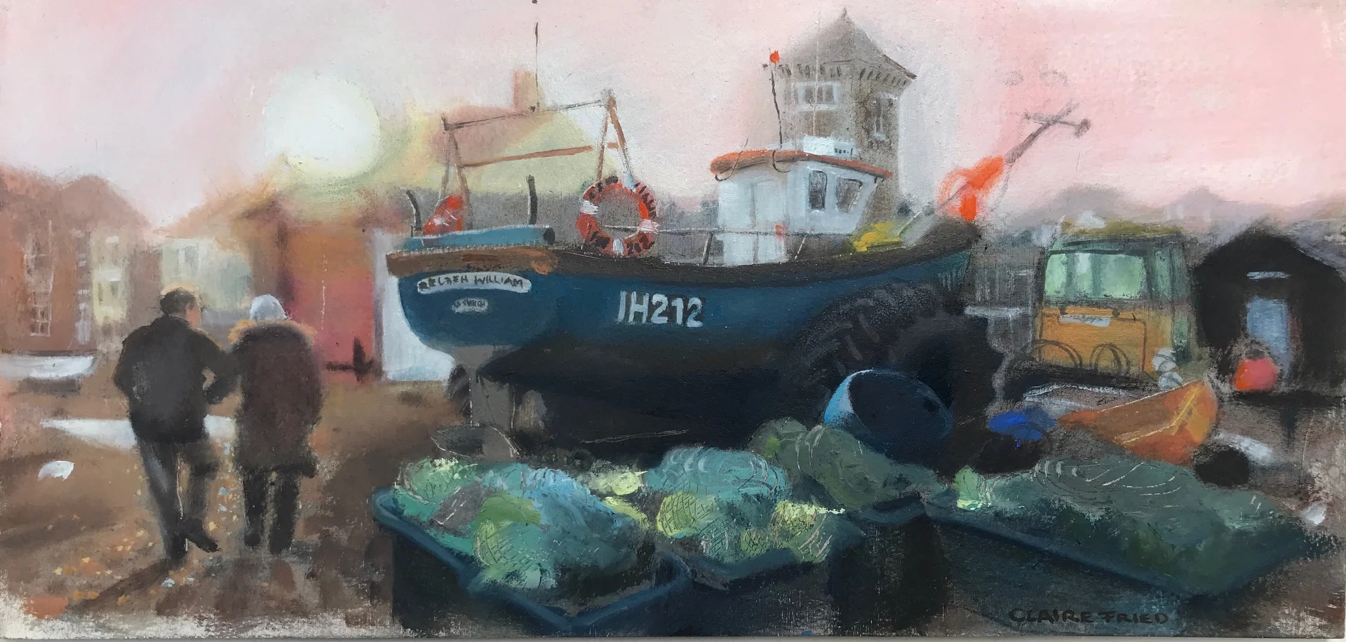 Aldeburgh beach at Dusk