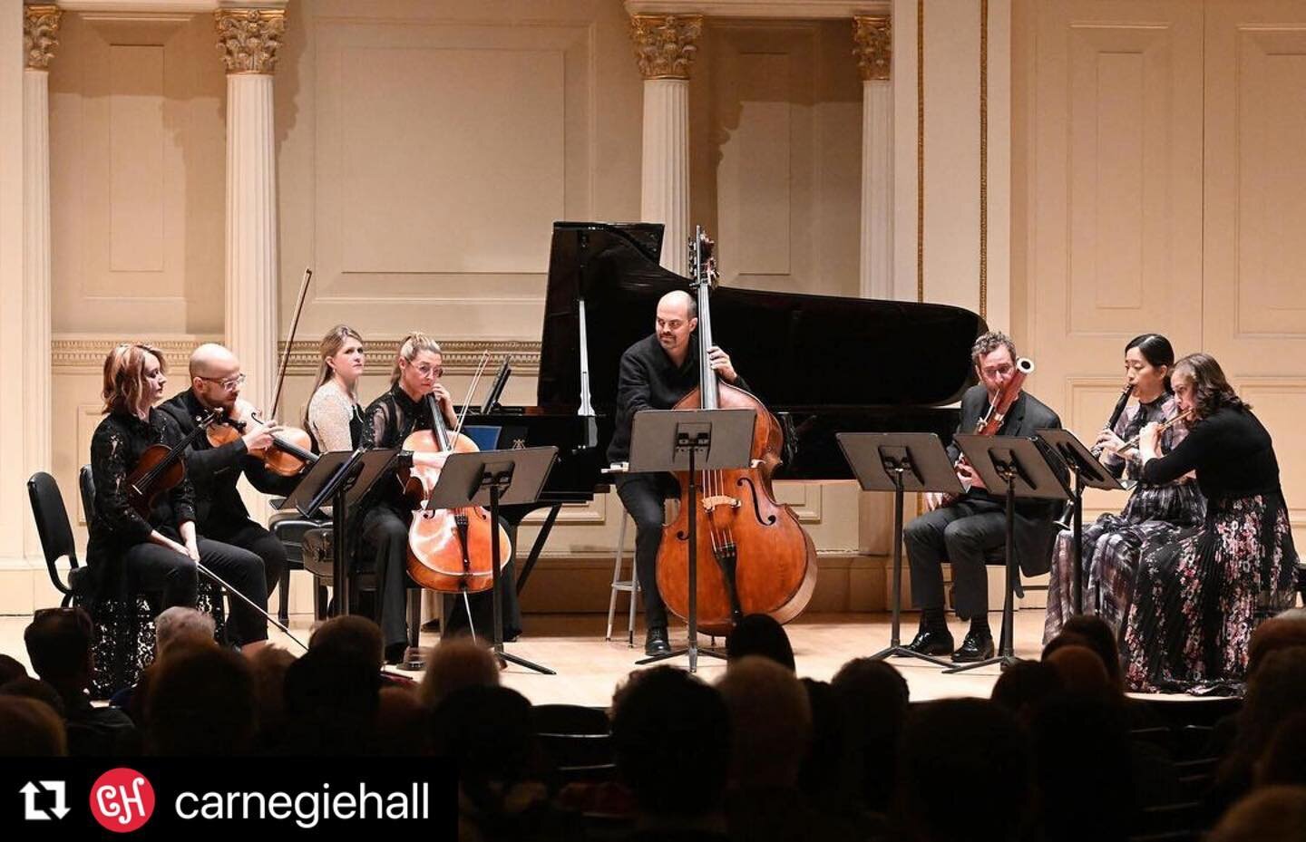 #Repost @carnegiehall with @use.repost
・・・
The spectacularly versatile @decodamusic ensemble brought a program of world premieres, unique arrangements, and more to Carnegie Hall. Featured works included the world premiere of &ldquo;Fragments&rdquo; N