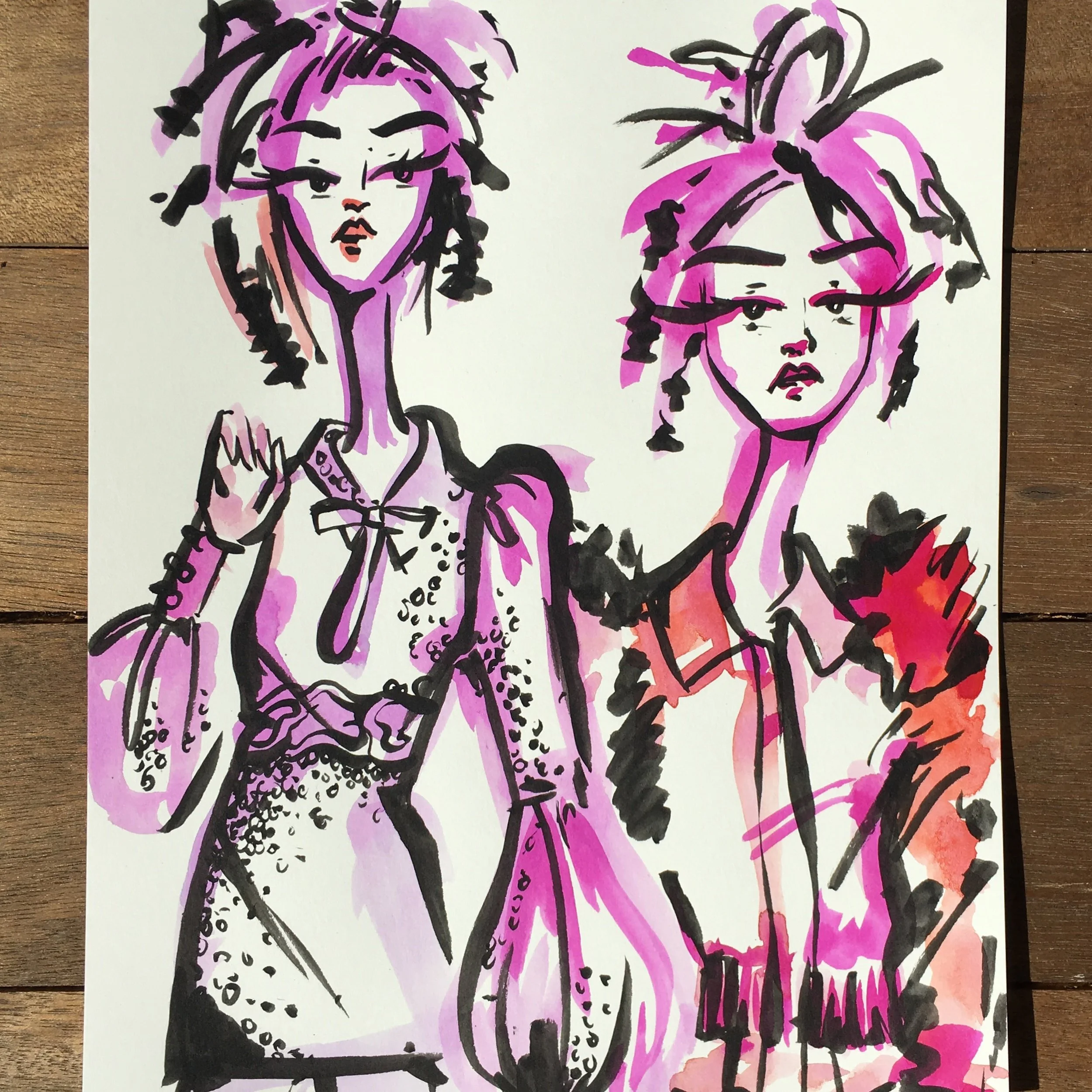 Marc Jacobs Colorful Wacky Hair