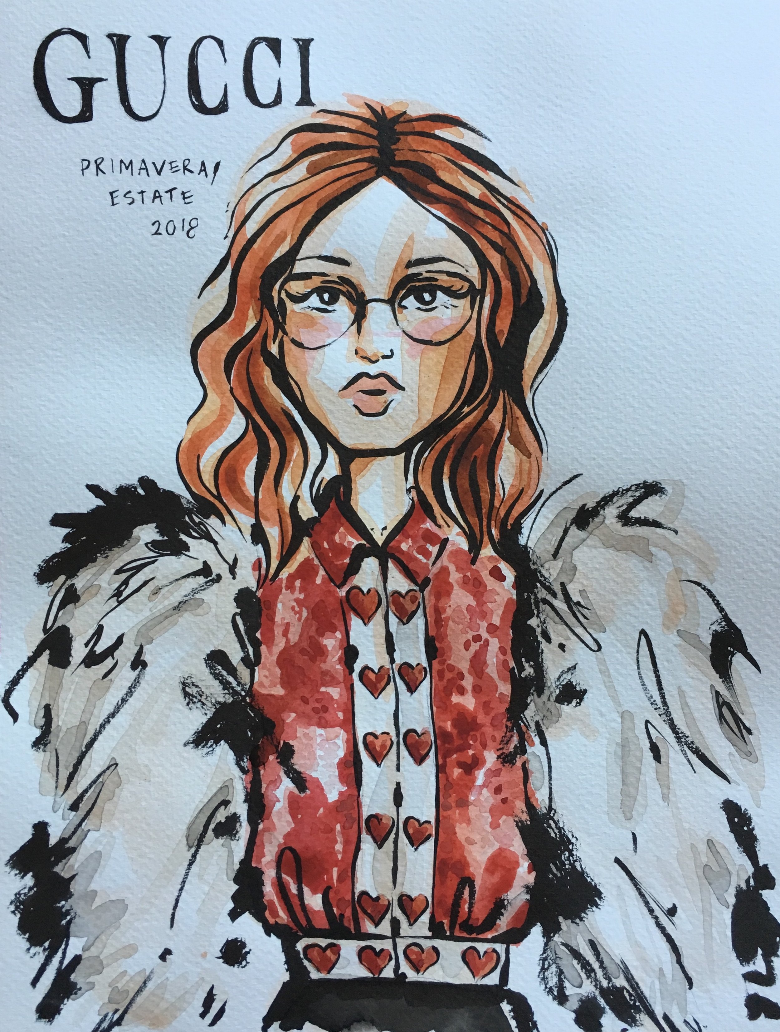 Gucci Spring 2018 Lady in Hearts