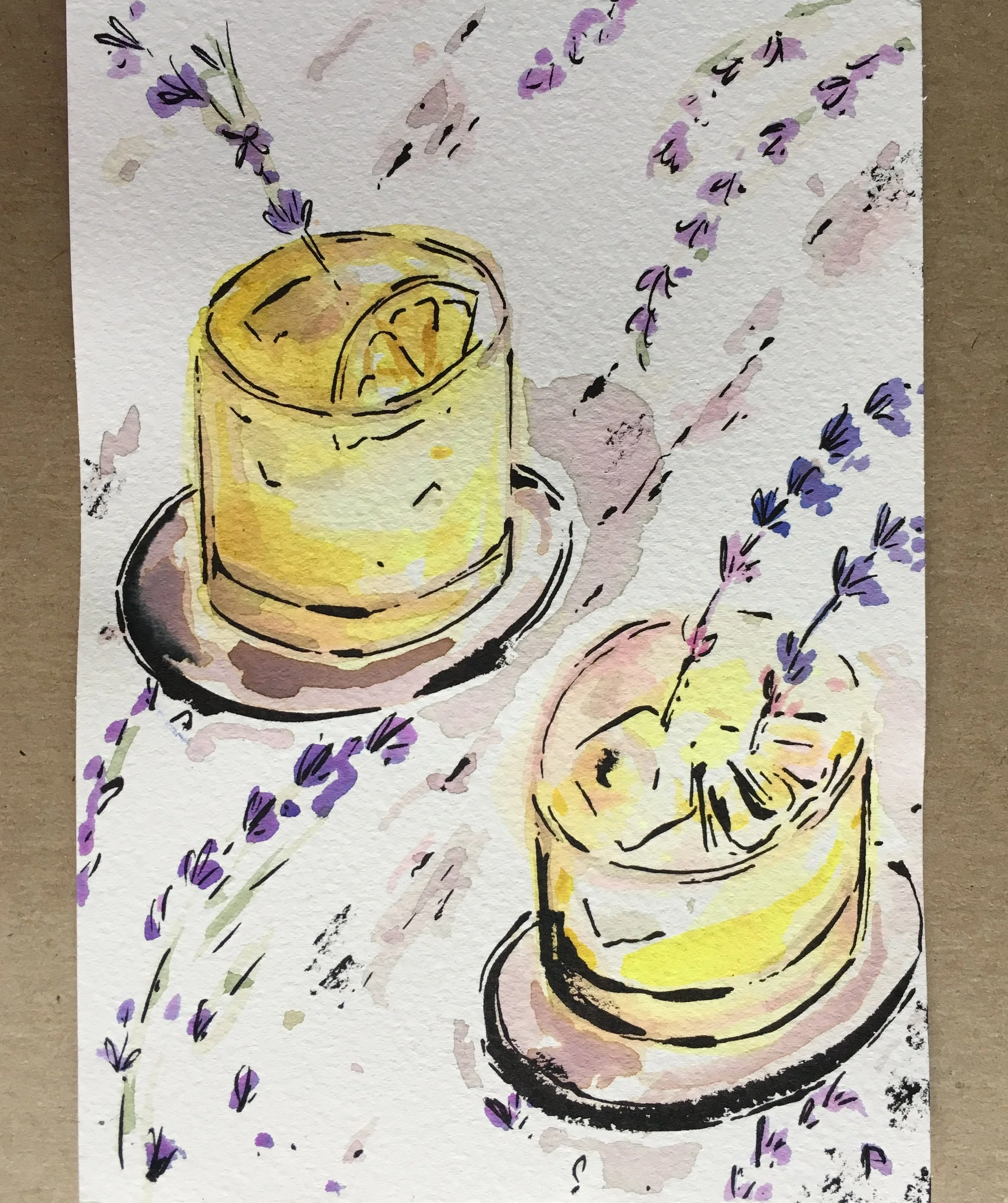 Whisky Lemonade with Lavender