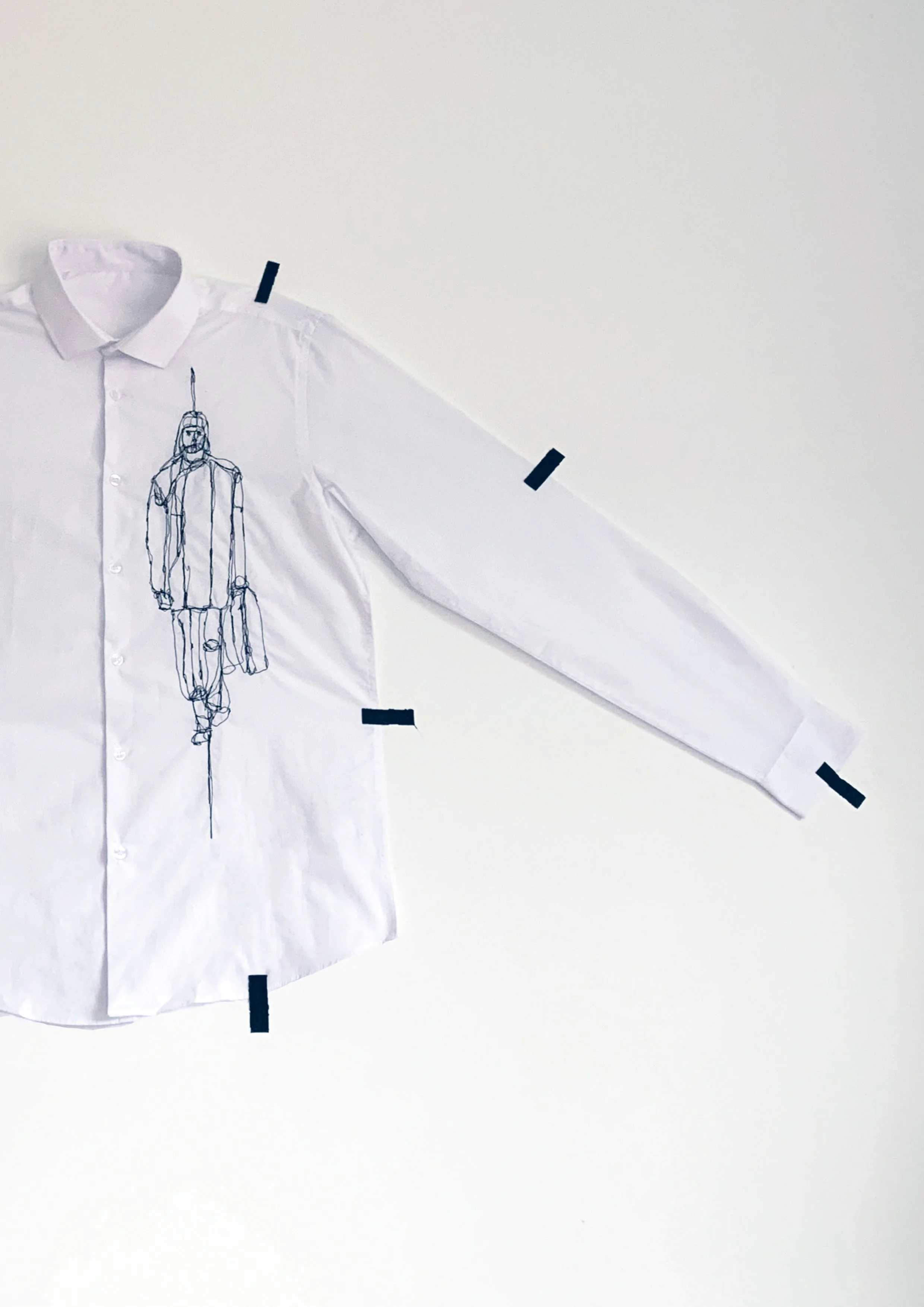 Embroidered Shirt / White