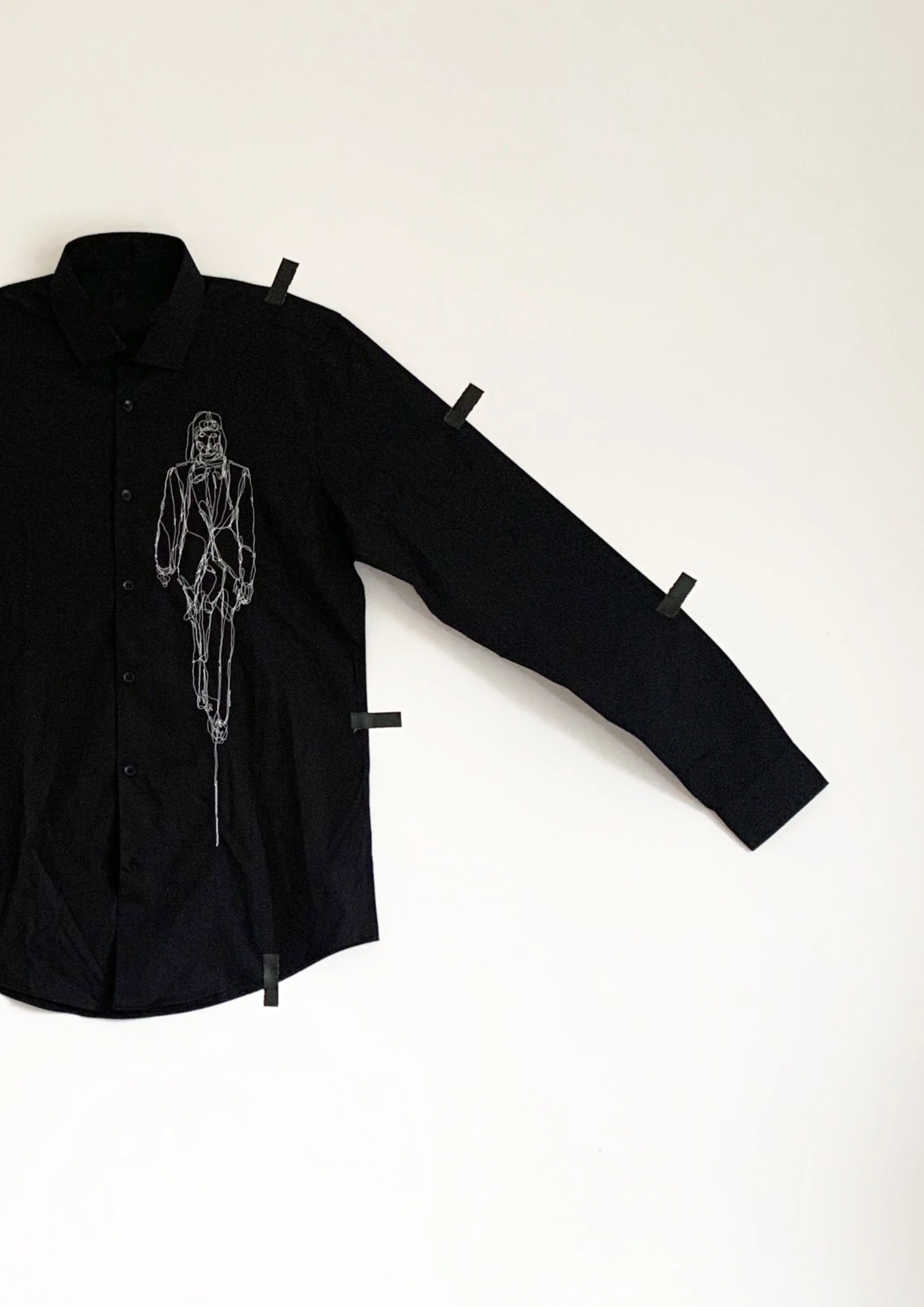 Embroidered Shirt / Black