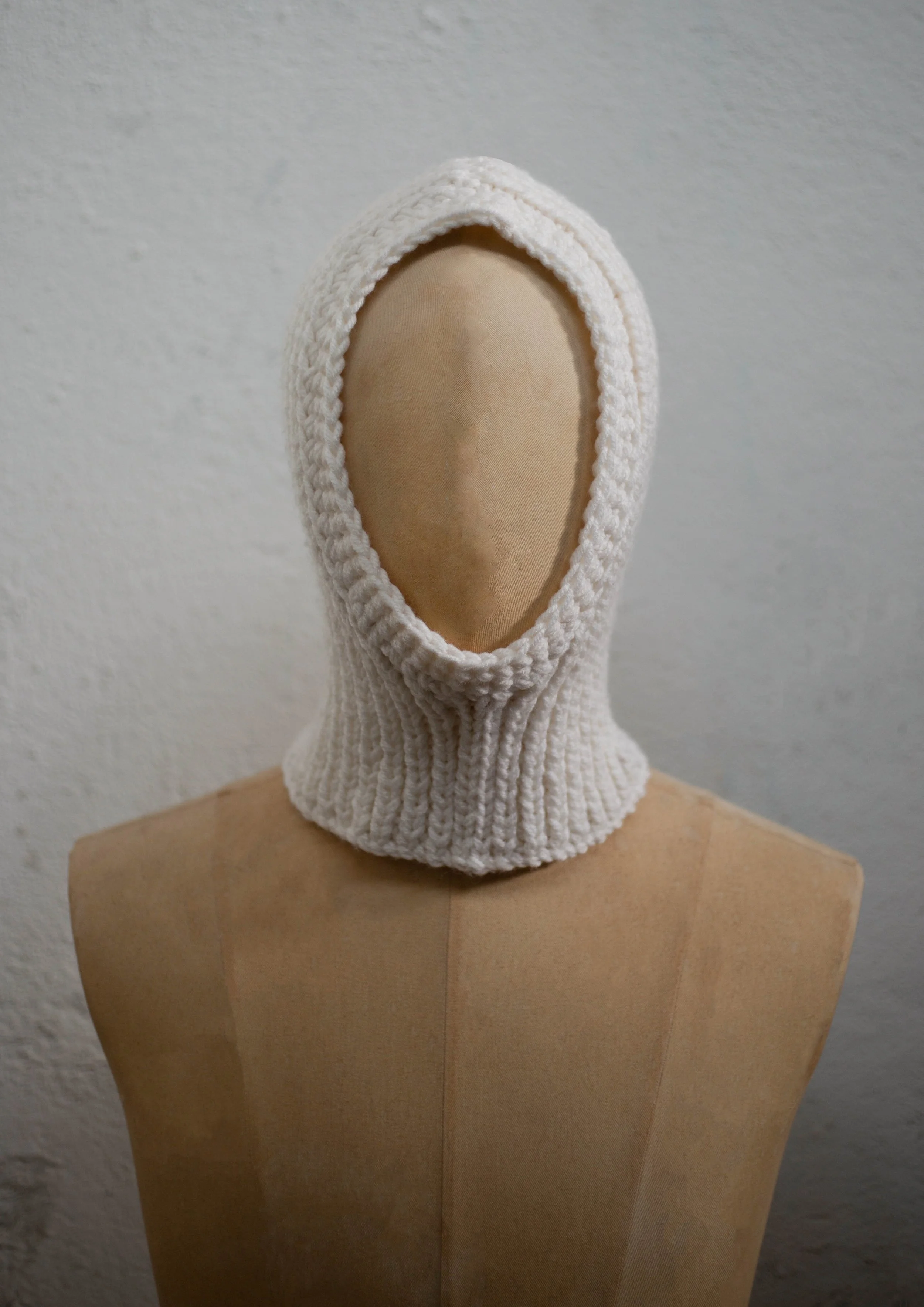 Made by Mom Knitted Hood / Cream