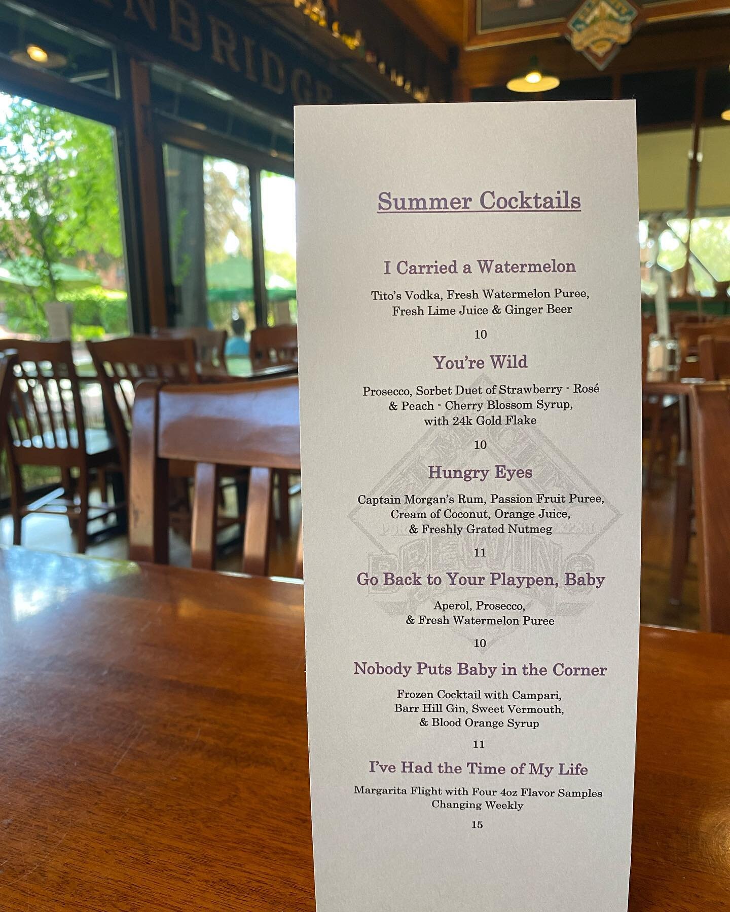 Our new Summer Cocktail menu has started! Stop by today to have the time of your life 🍾
The kitchen will be open until 9pm!