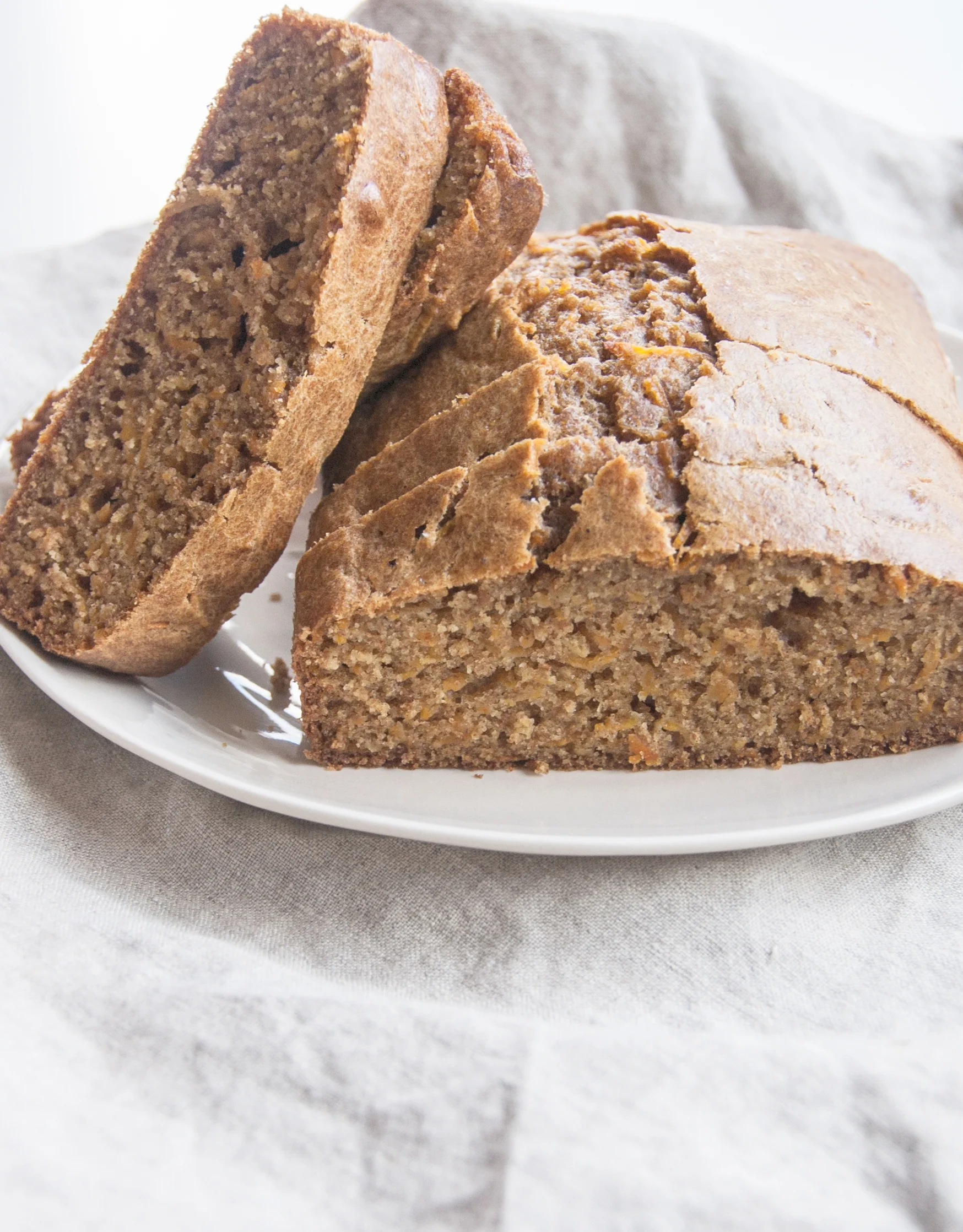 Fluffy  carrot cake - a light & healthier version