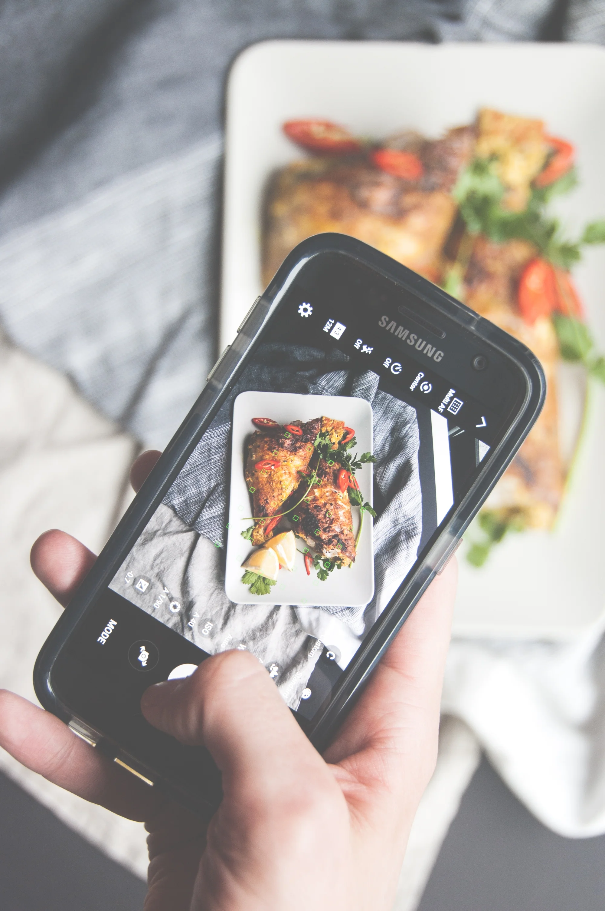 Fish baked in yogurt marinade - a non-fussy weekday fix