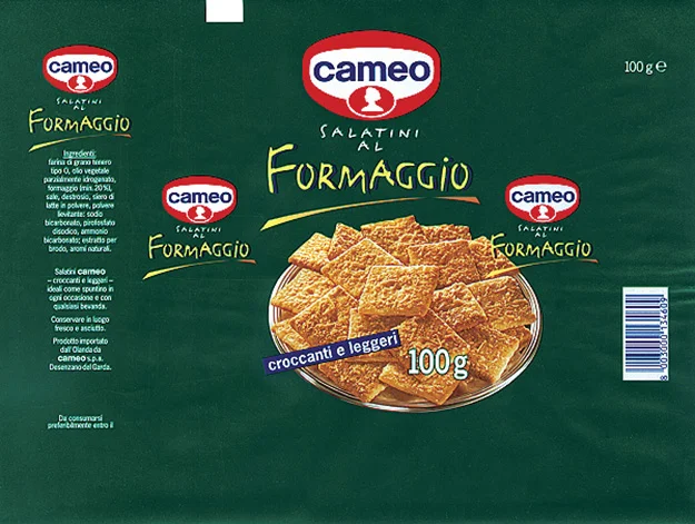 Actual printed package (unfolded).