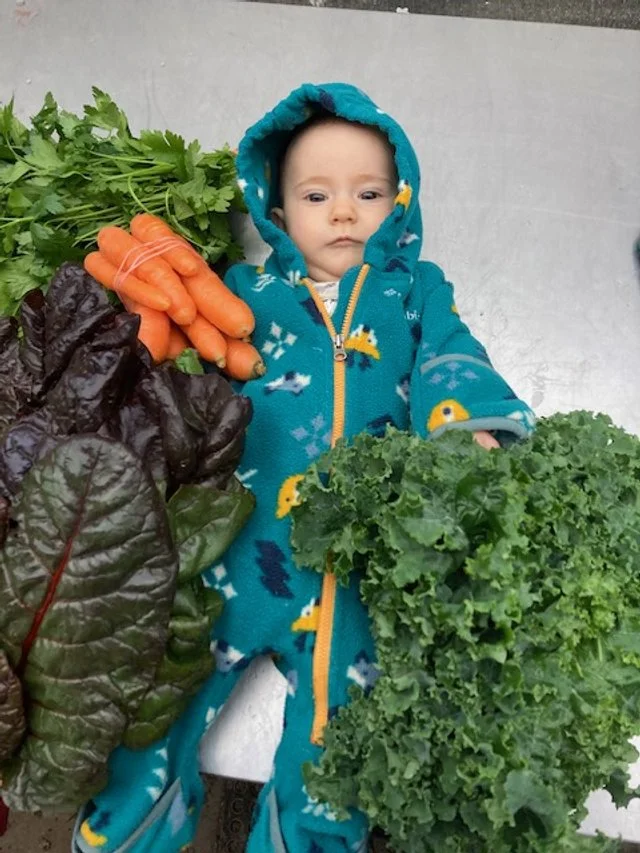 Rosalie with veg.jpg