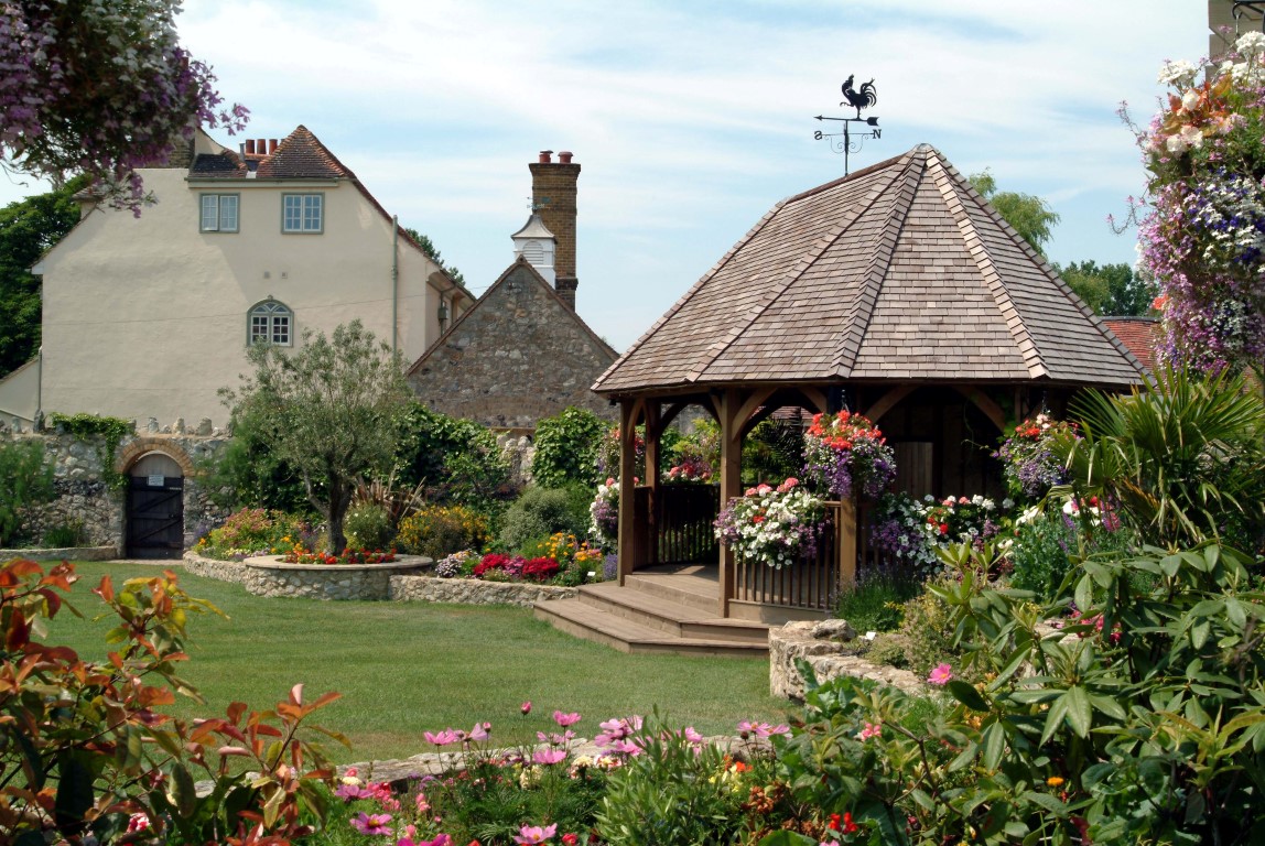 Wedding Pavilion during the summer