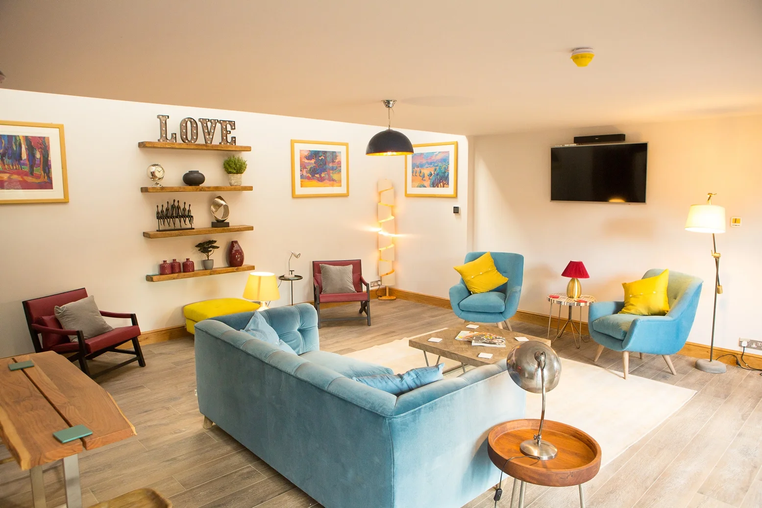 Space to relax and chat about your day in your sitting room