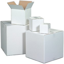 White Shipping Boxes